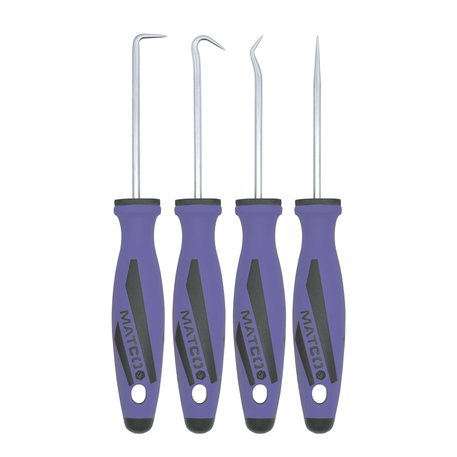 4 PIECE MINI HOOK AND PICK SET - PURPLE HP4PRC | eBaydiy Tools