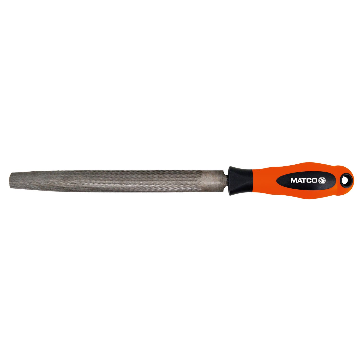 HALF ROUND BASTARD FILE - ORANGE HRB8OHB | eBaydiy Tools
