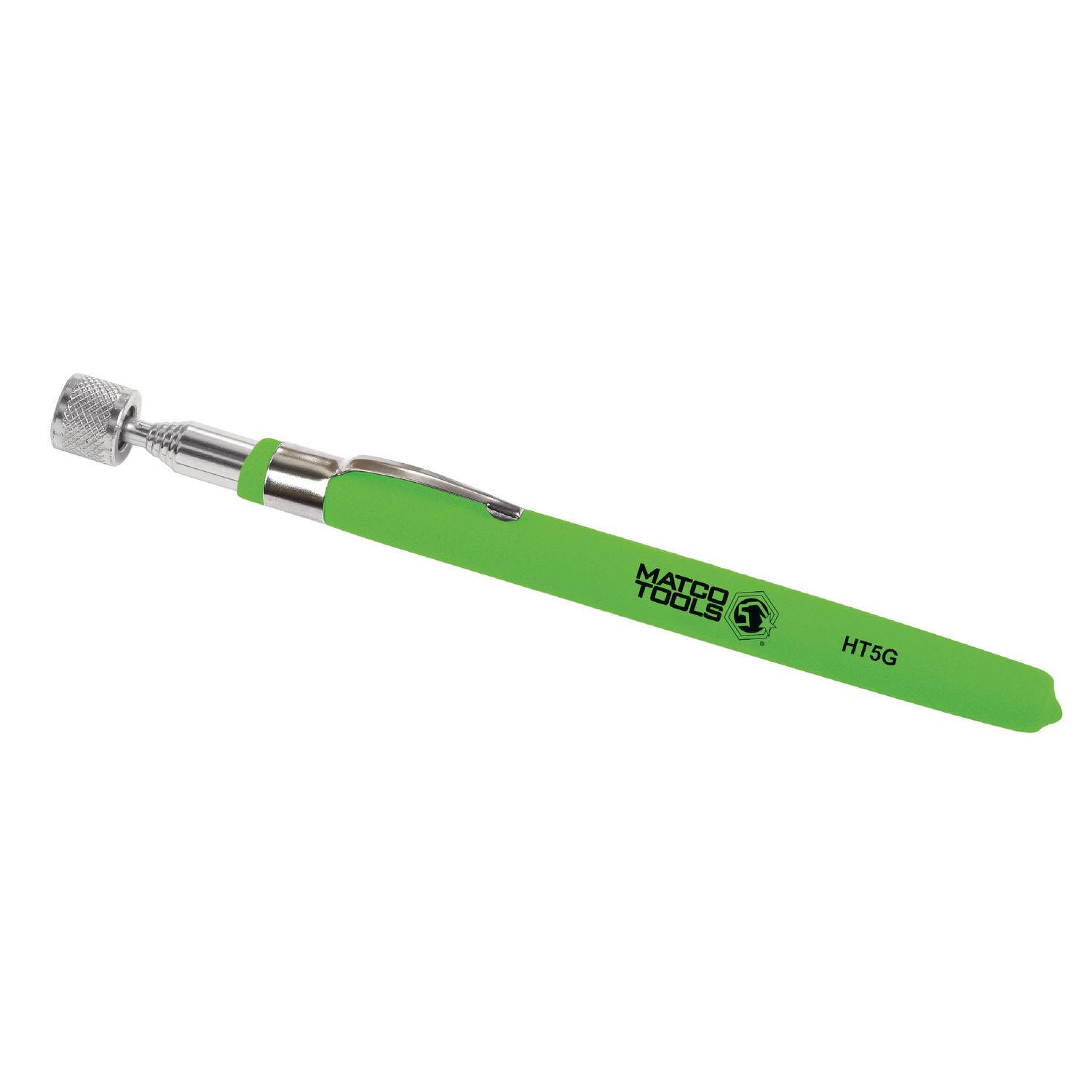 POCKET SIZE TELESCOPIC MAGNETIC PICK-UP TOOL WITH POWERCAP - GREEN HANDLE HT5G | eBaydiy Tools