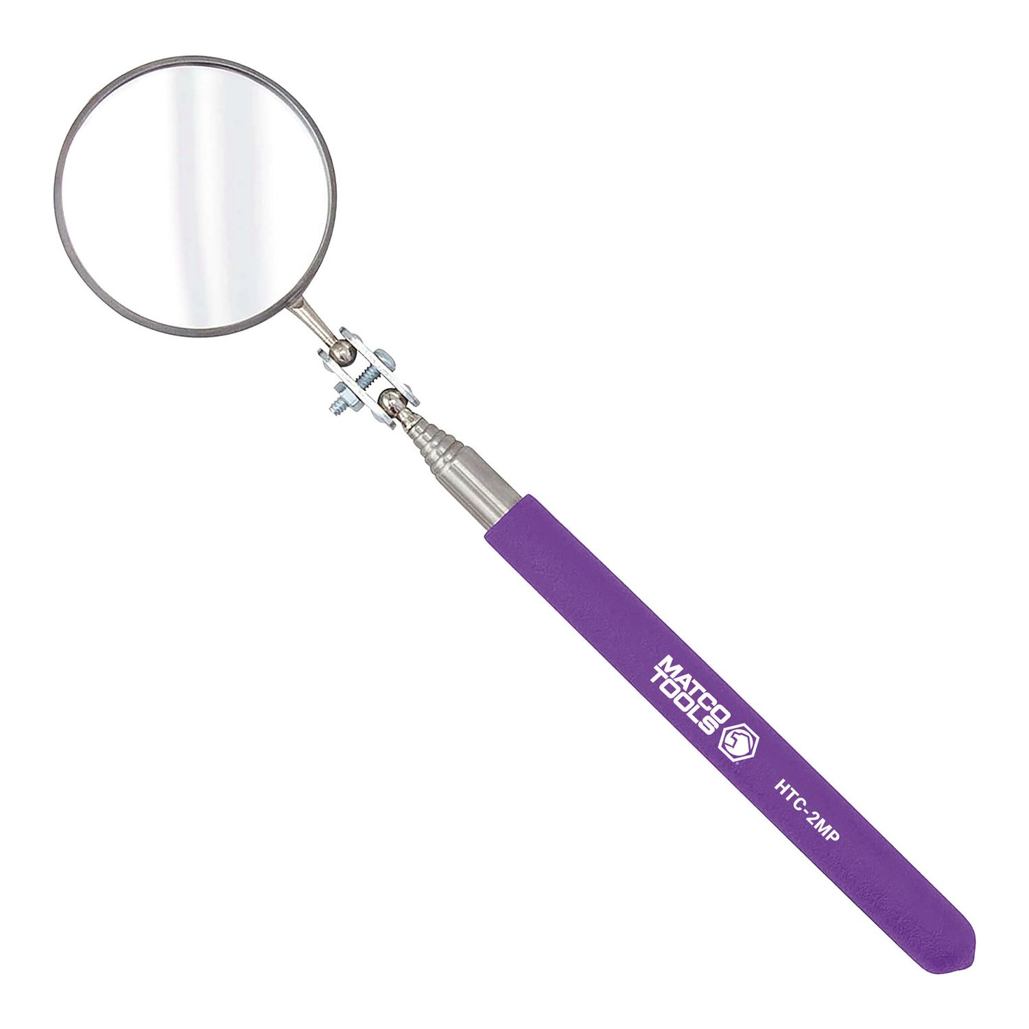 2-1/4 TELESCOPIC INSPECTION MIRROR - PURPLE HTC-2MP | eBaydiy Tools