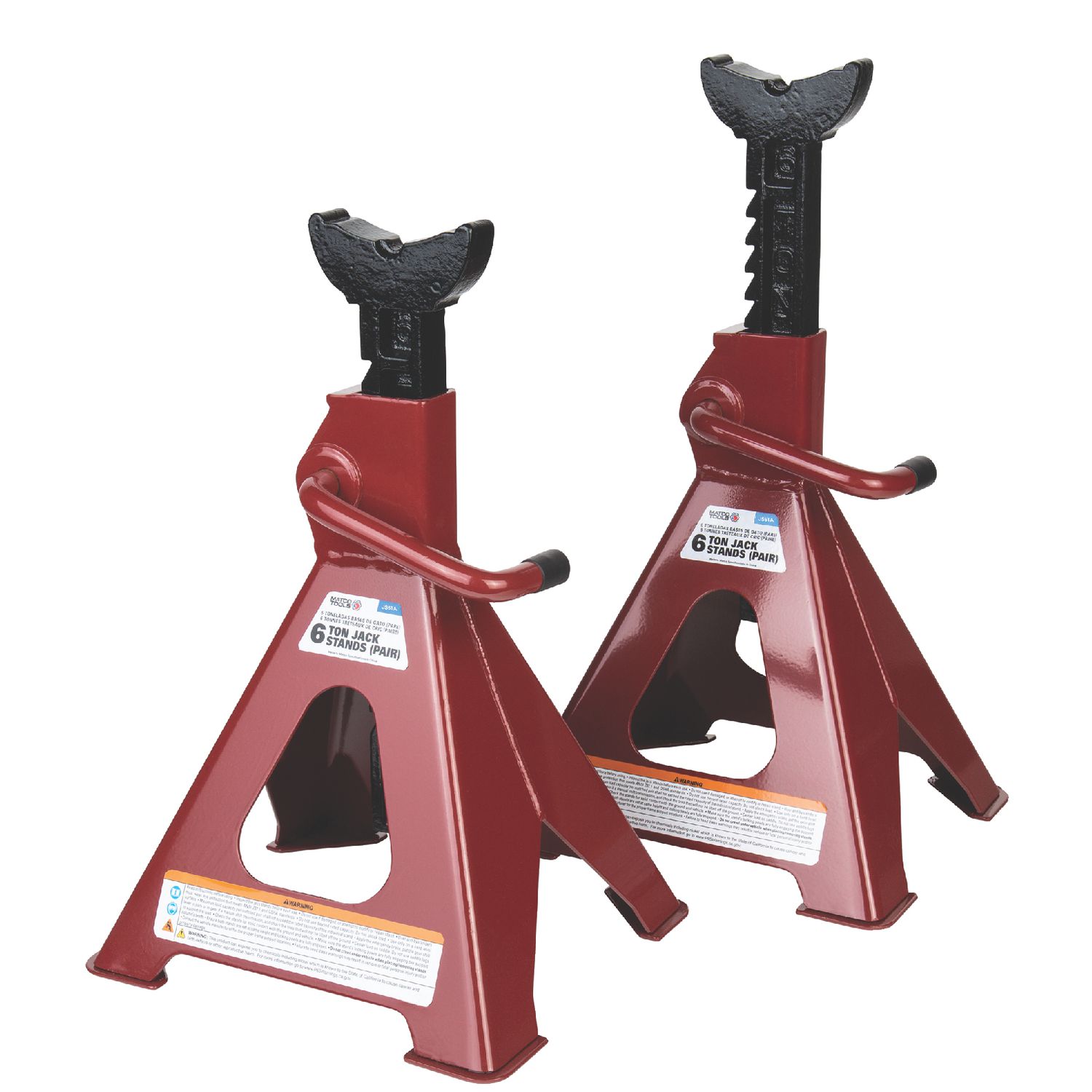 6 TON JACK STANDS (PAIR) JS6TA | eBaydiy Tools - Image 2