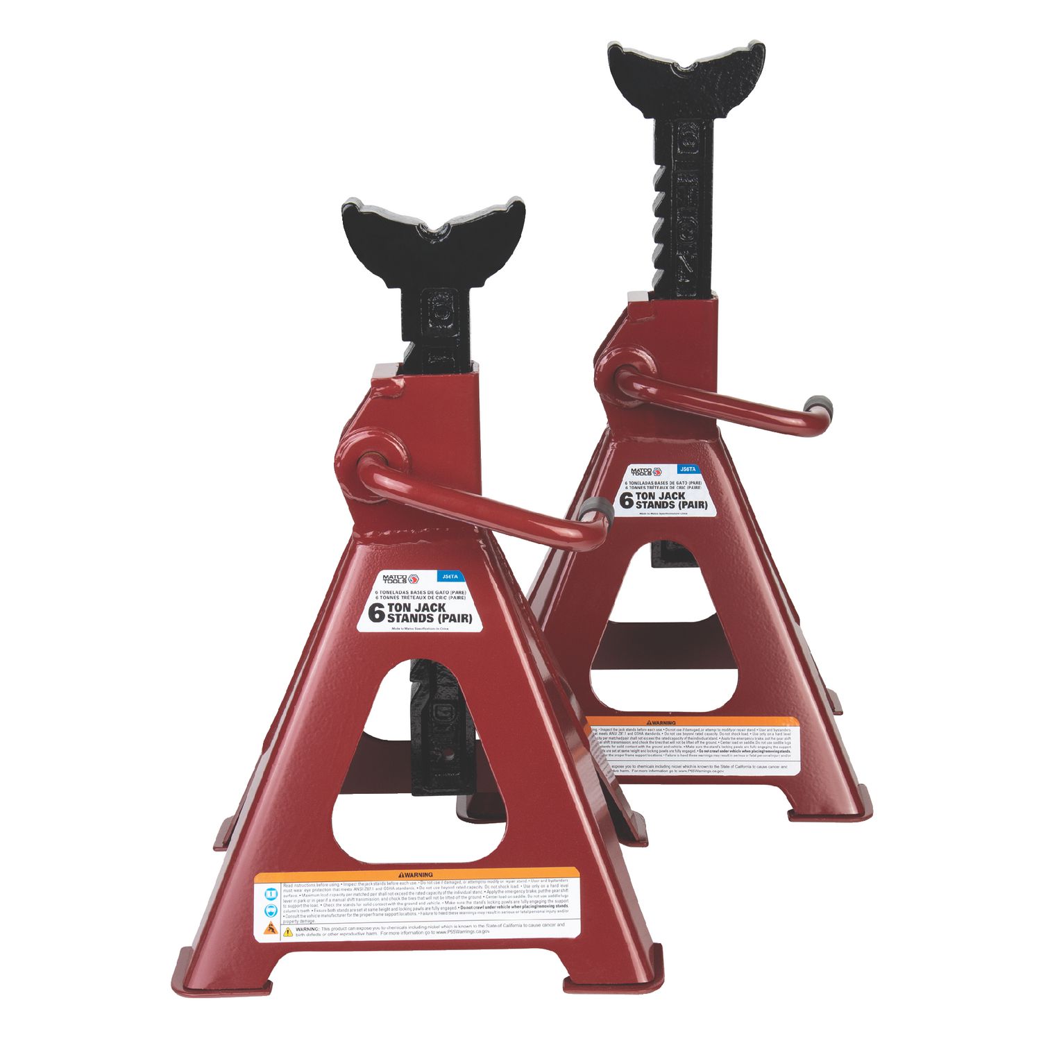 6 TON JACK STANDS (PAIR) JS6TA | eBaydiy Tools