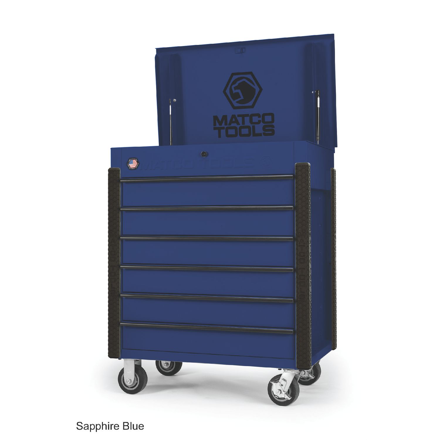 35” x 22” JSC483 ROLLING TOOL CART (SAPPHIRE BLUE/BLACK) JSC483-DDB | eBaydiy Tools