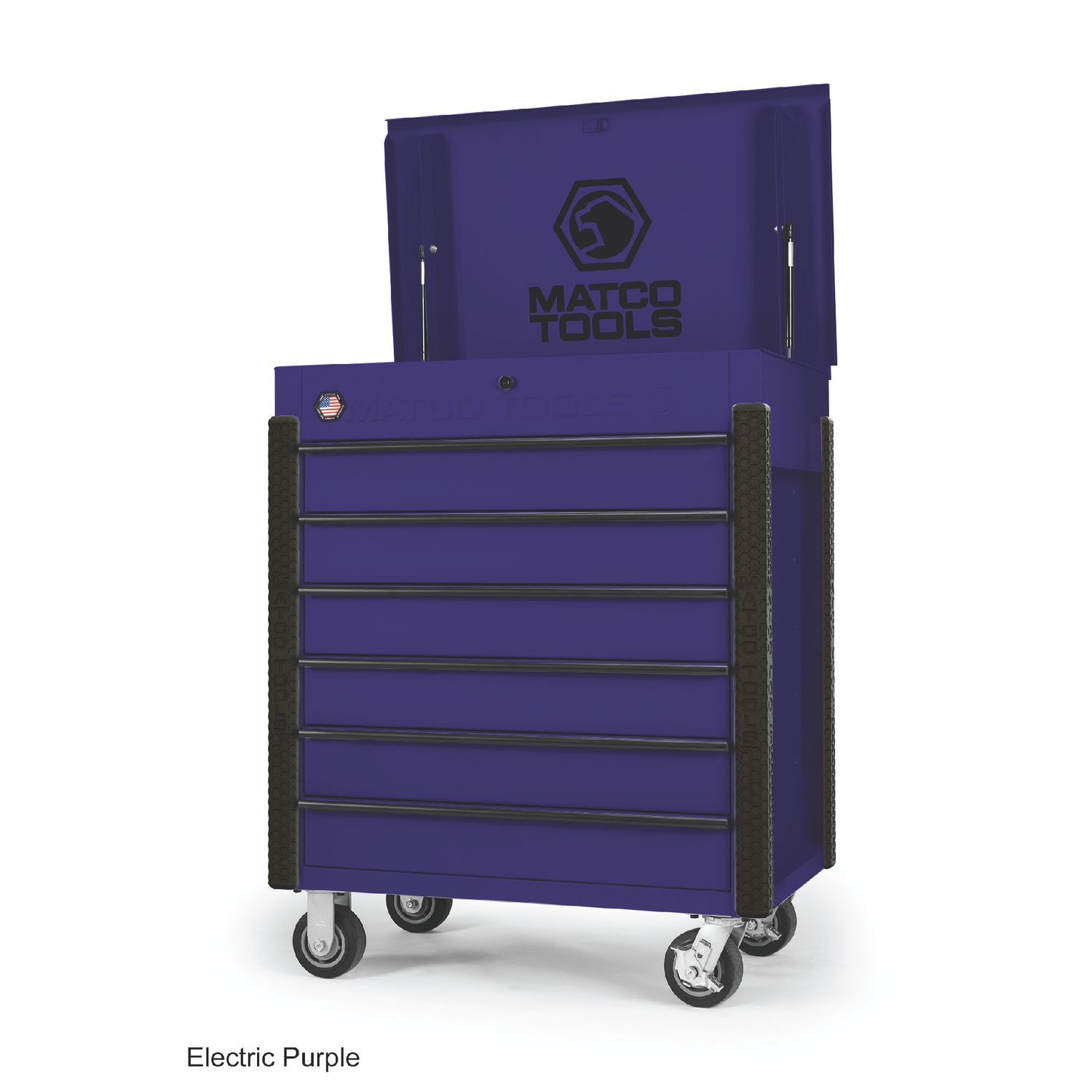35” x 22” JSC483 ROLLING TOOL CART (ELECTRIC PURPLE/BLACK) JSC483-PPB | eBaydiy Tools