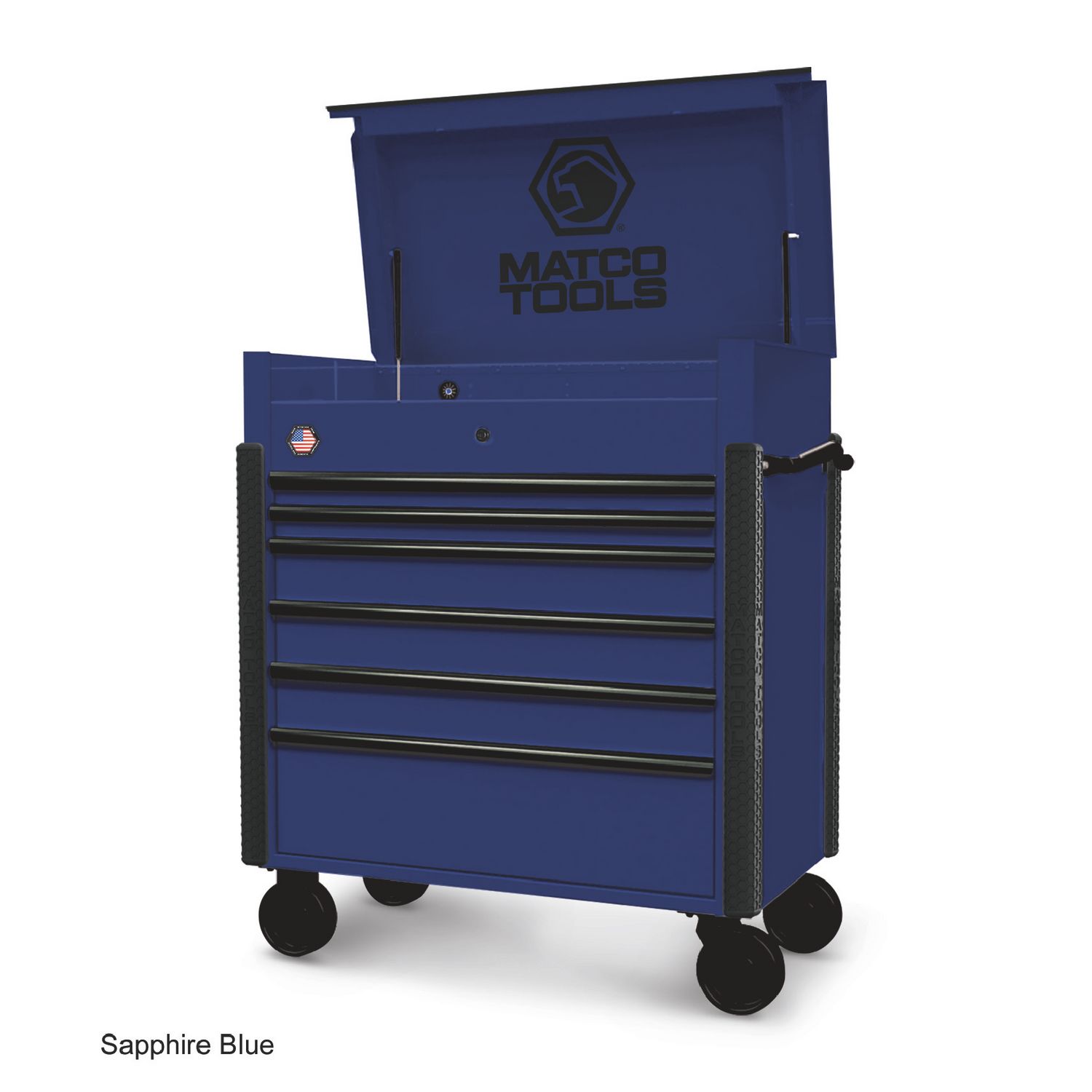 41 x 23 JSC773 ROLLING TOOL CART (SAPPHIRE BLUE/BLACK) JSC773-DDB | eBaydiy Tools