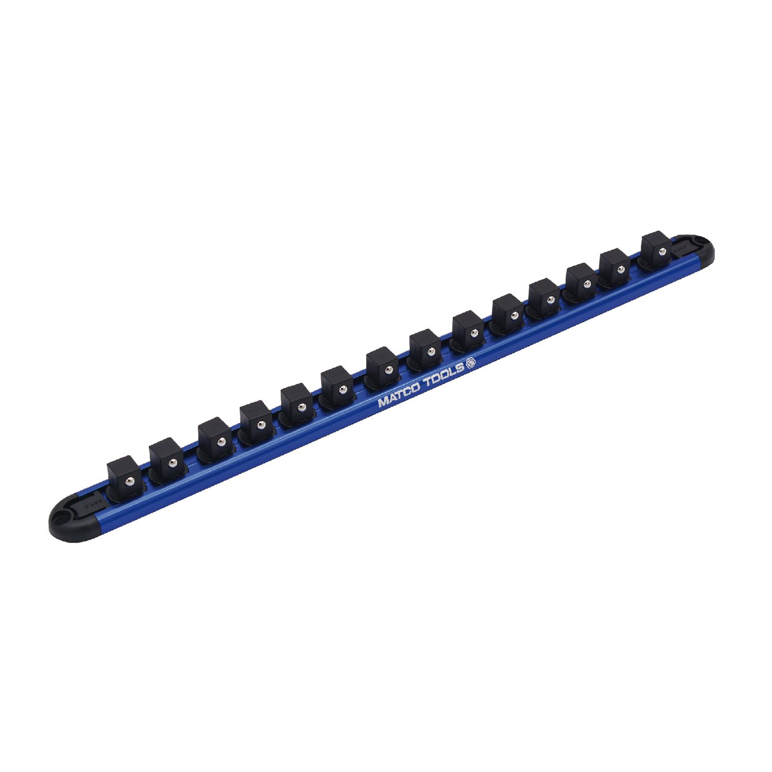 1/2 DRIVE 14 PEG MAGNETIC SOCKET RAIL - BLUE M12SHB | eBaydiy Tools