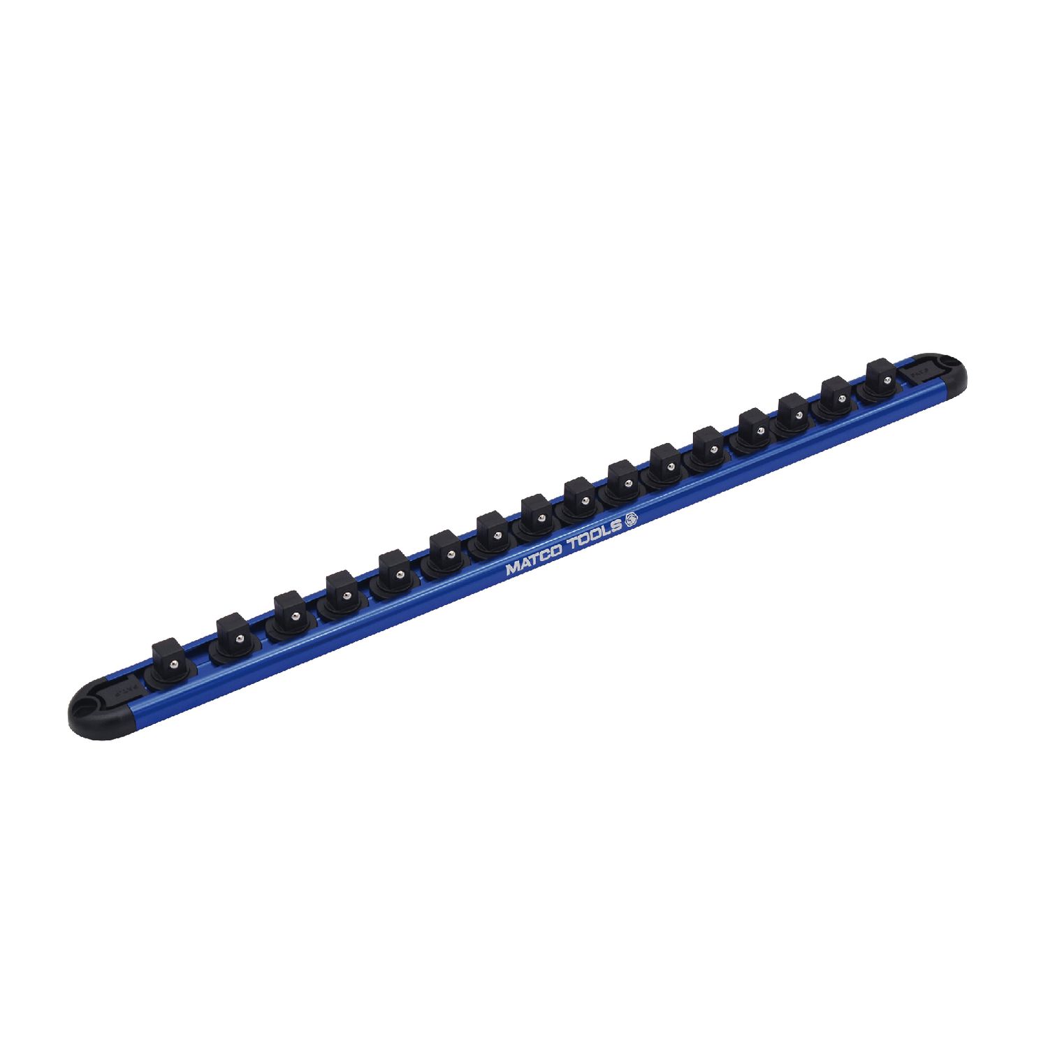 3/8 DRIVE 16 PEG MAGNETIC SOCKET RAIL - BLUE M38SHB | eBaydiy Tools