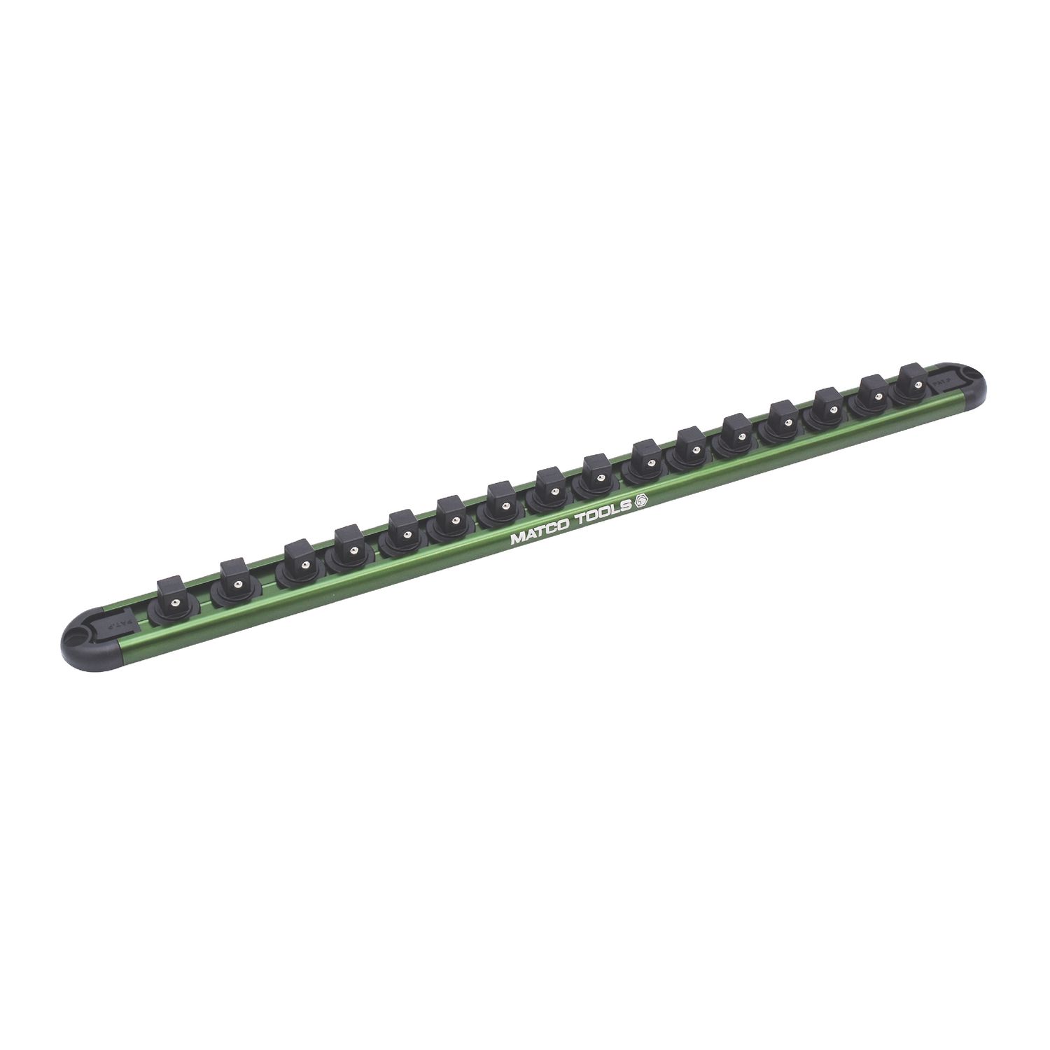 3/8 DRIVE 16 PEG MAGNETIC SOCKET RAIL - GREEN M38SHG | eBaydiy Tools