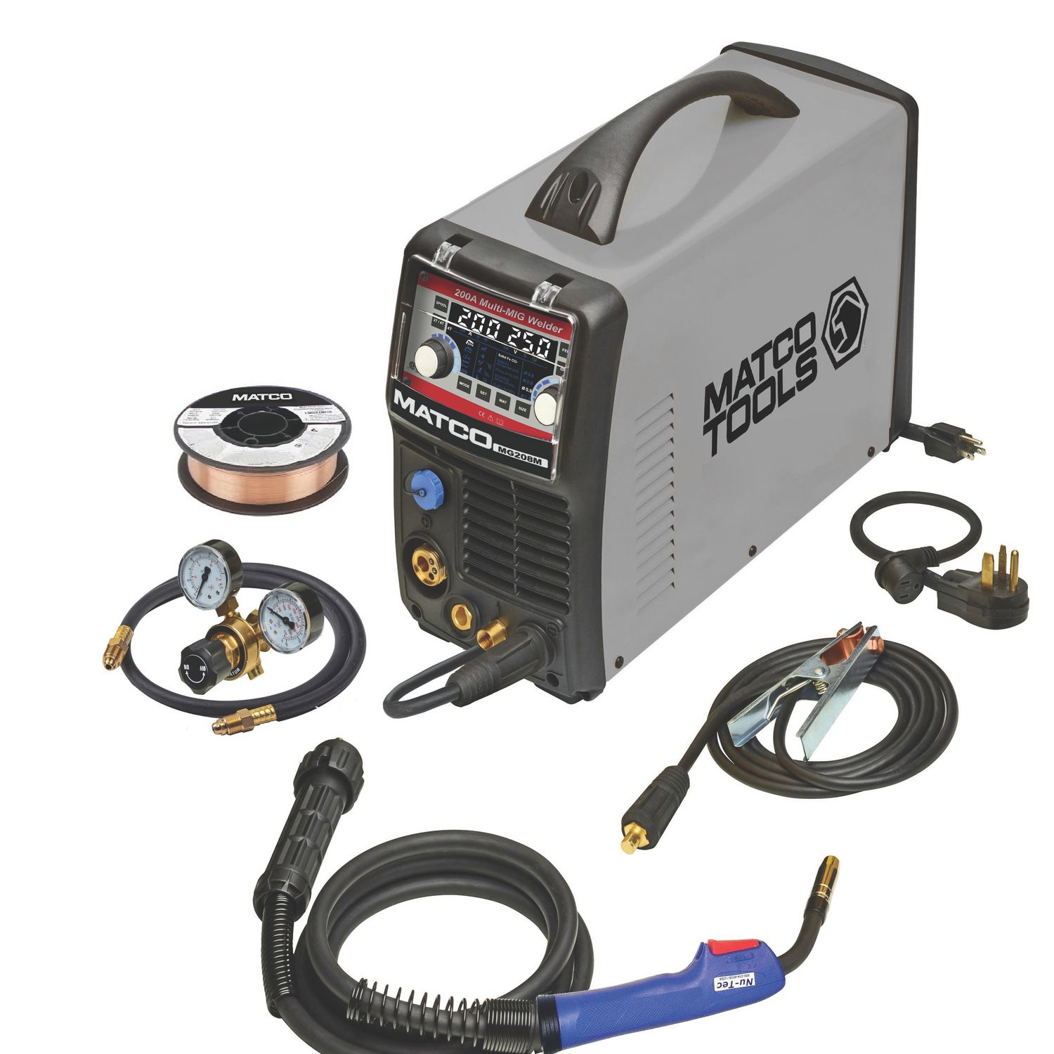 200A MULTI-MIG SYNERGIC 4-IN-1 MAMG208M | eBaydiy Tools