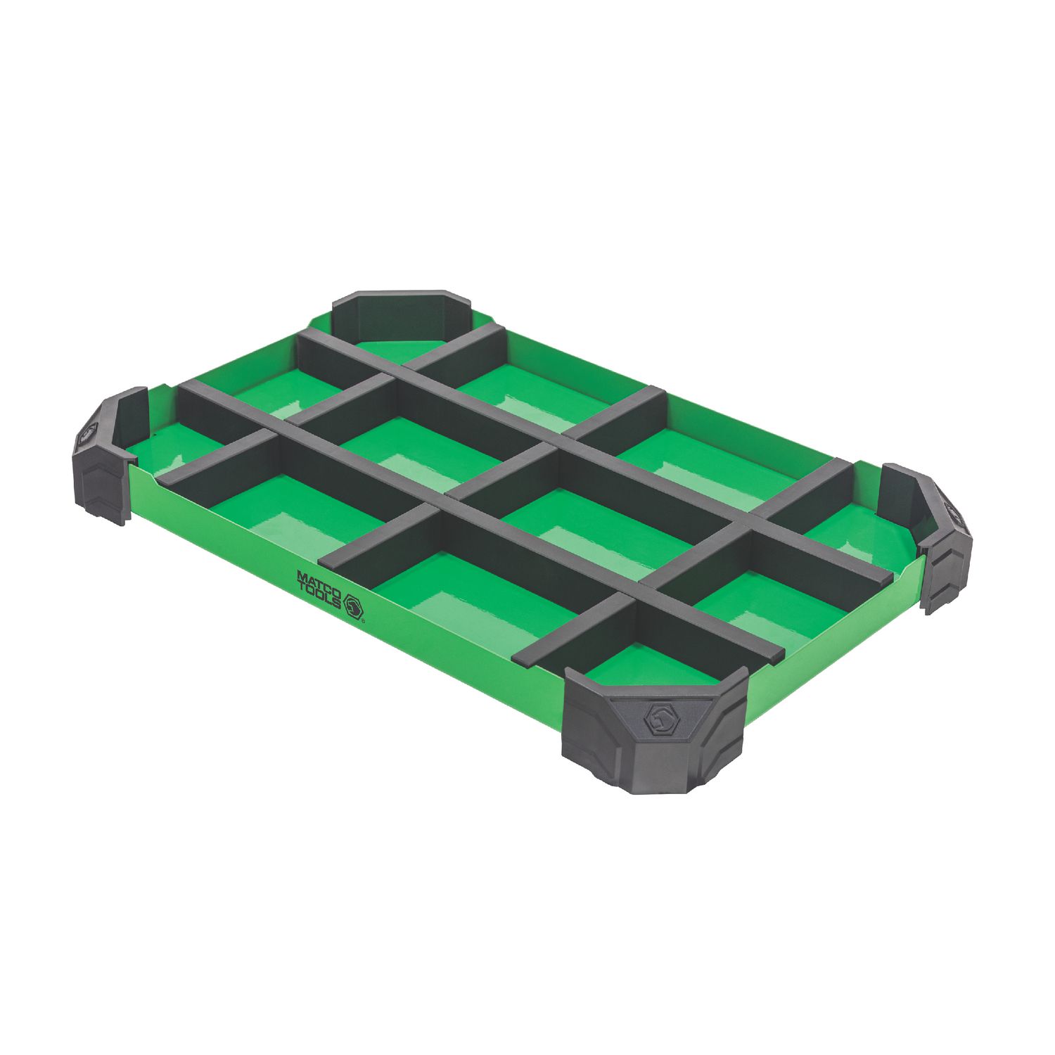ADJUSTABLE PARTS TRAY WITH MAGNETIC INSERT - GREEN MAPTGM | eBaydiy Tools