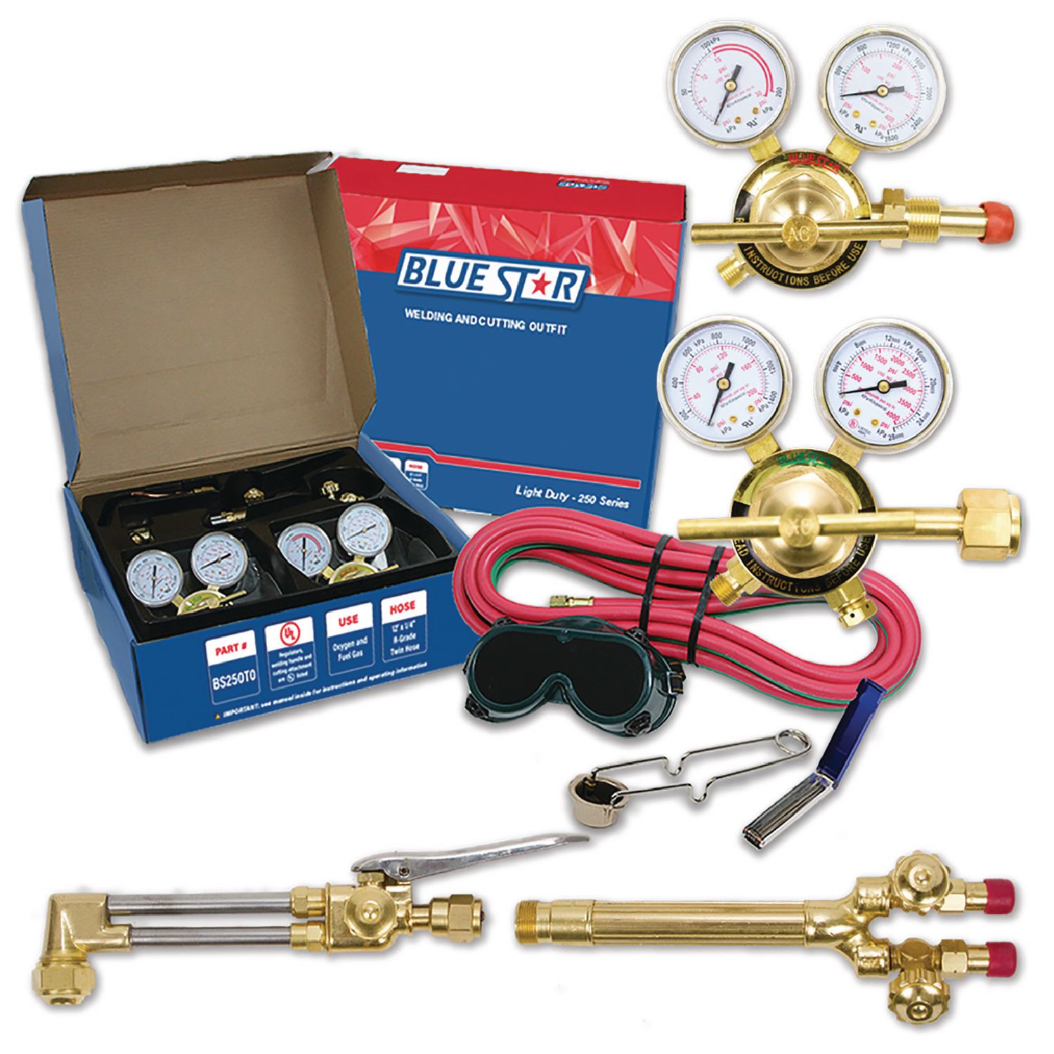 BLUE STAR LIGHT DUTY TORCH OUTFIT MATBS250TO | eBaydiy Tools