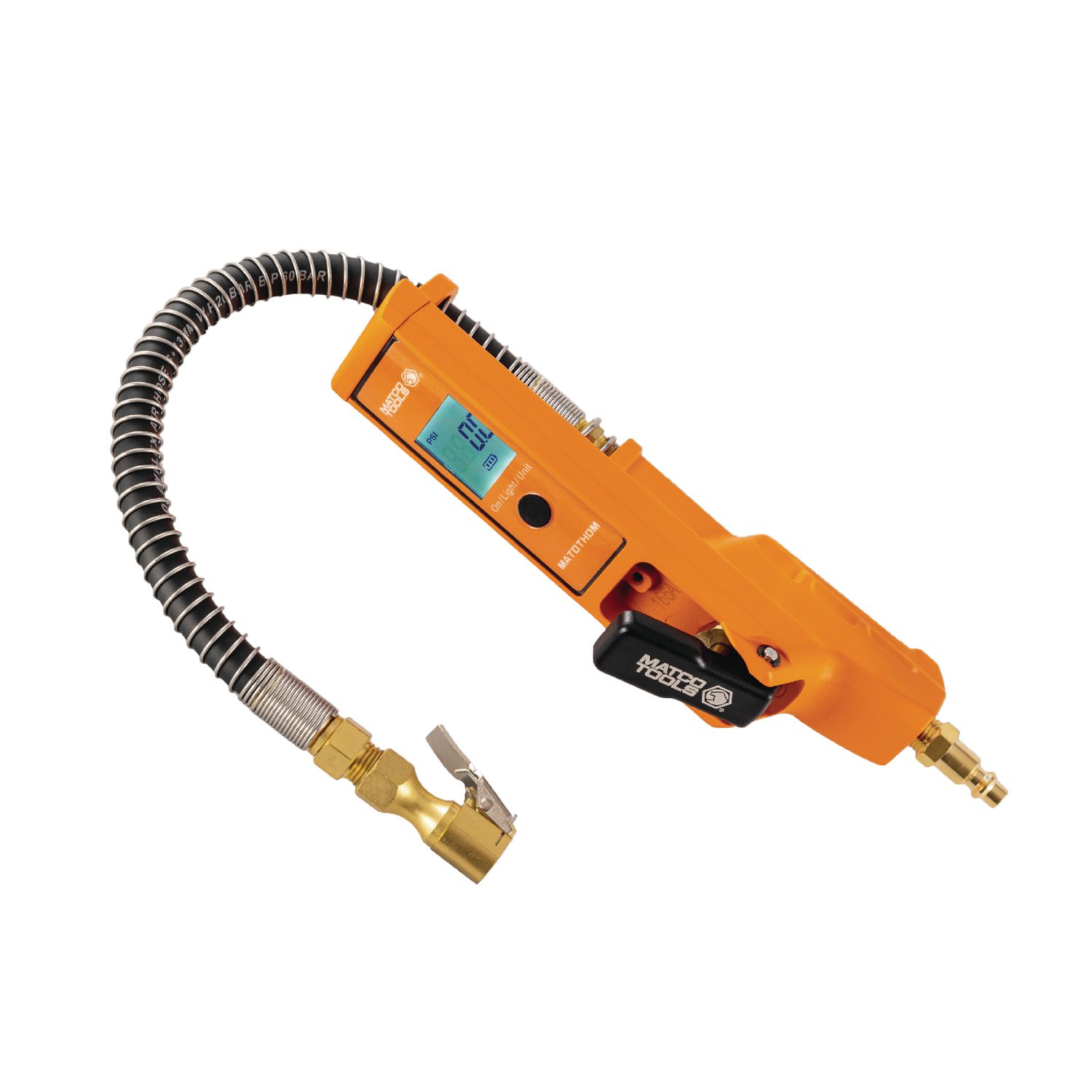 HEAVY-DUTY DIGITAL TIRE INFLATOR ORANGE MATDTHDM | eBaydiy Tools