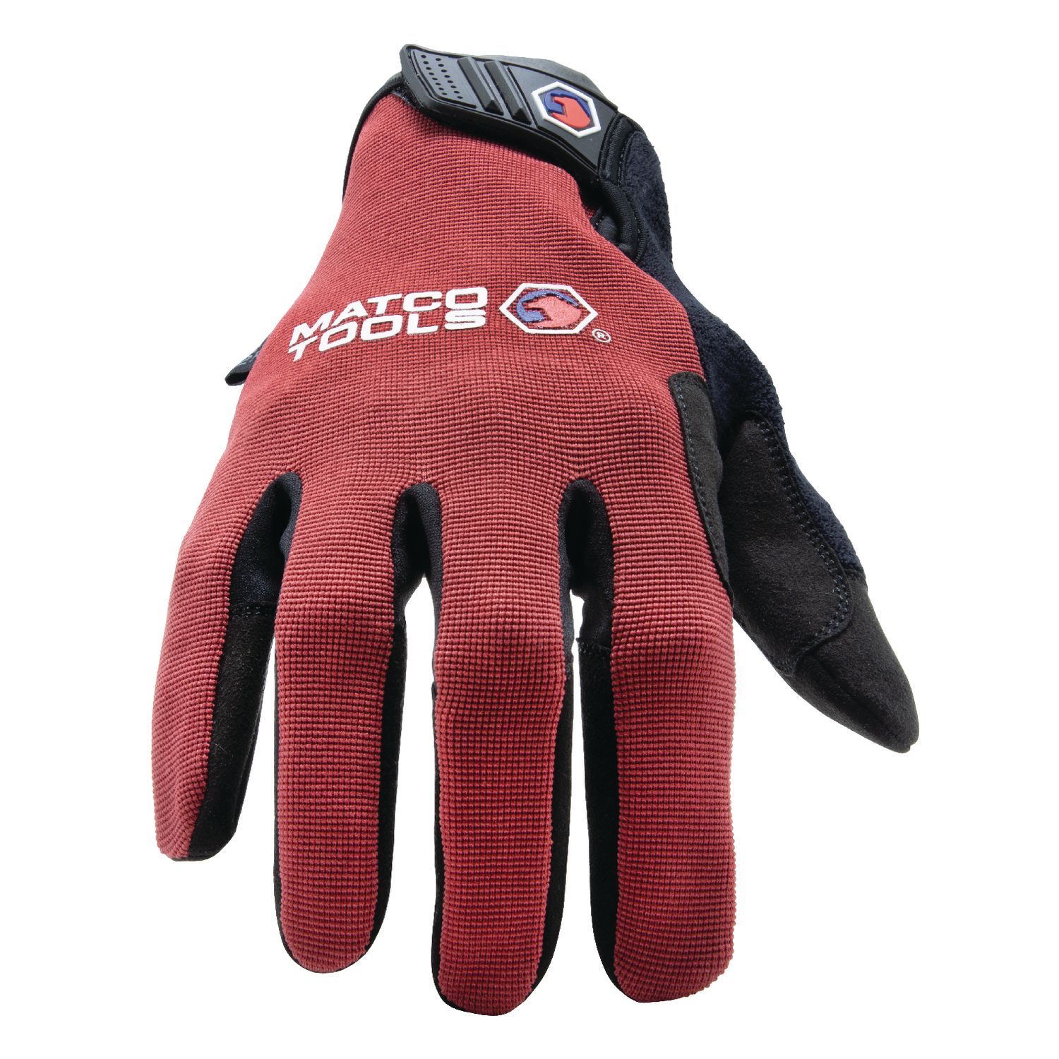 TOUCHSCREEN-COMPATIBLE GLOVES BURGUNDY - 2XL MATMGTSB2X | eBaydiy Tools