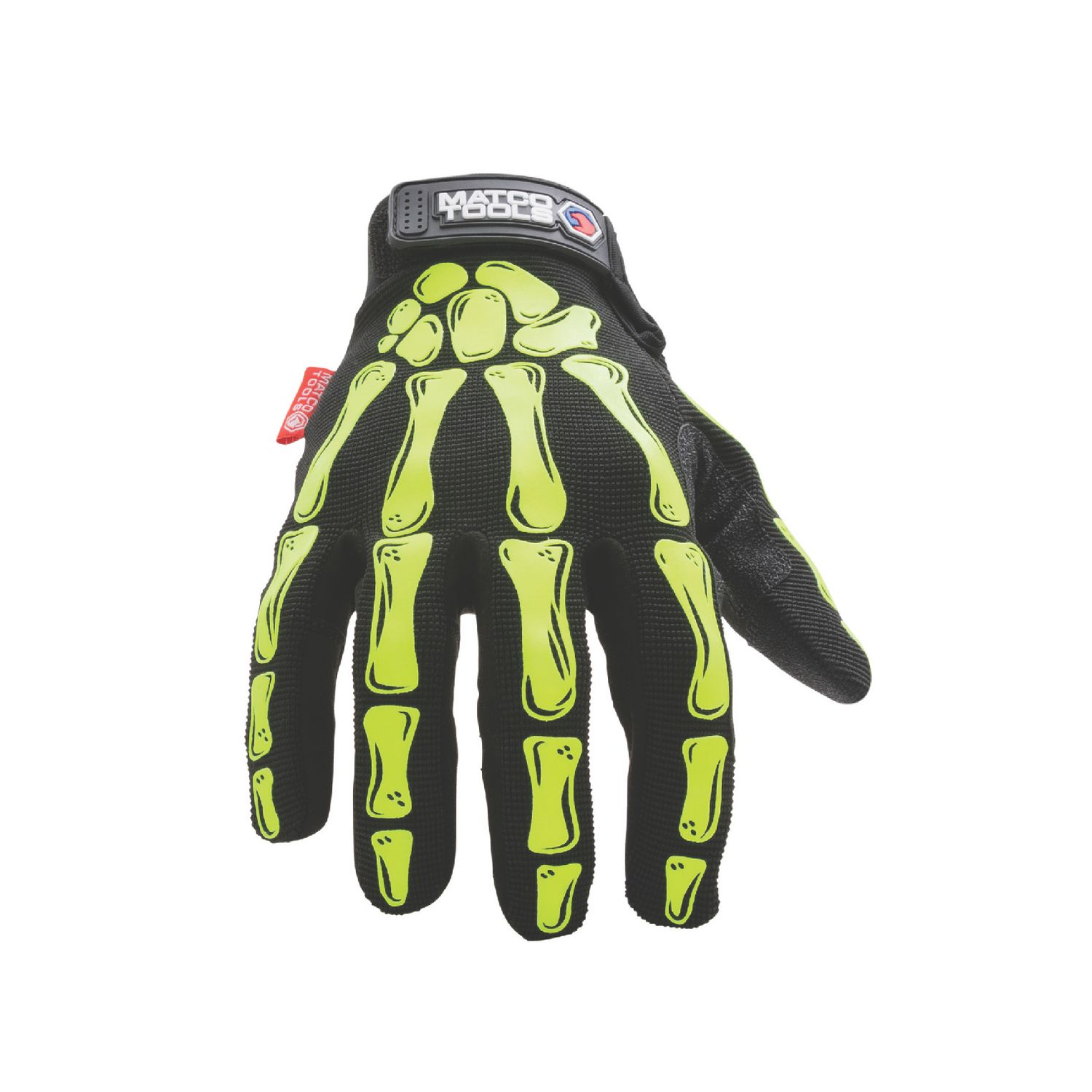 SKELETON GLOVES GLOW-IN-THE-DARK - XL MATSKELWXL | eBaydiy Tools
