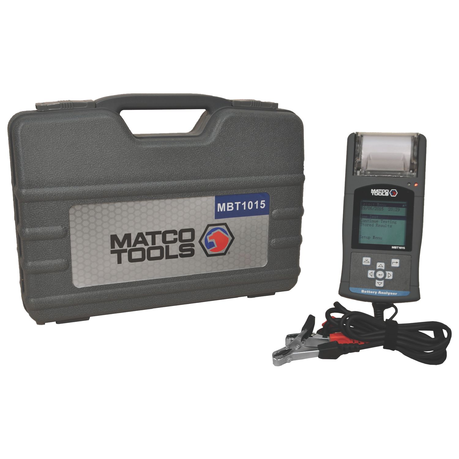 DIGITAL BATTERY TESTER WITH PRINTER MBT1015 | eBaydiy Tools