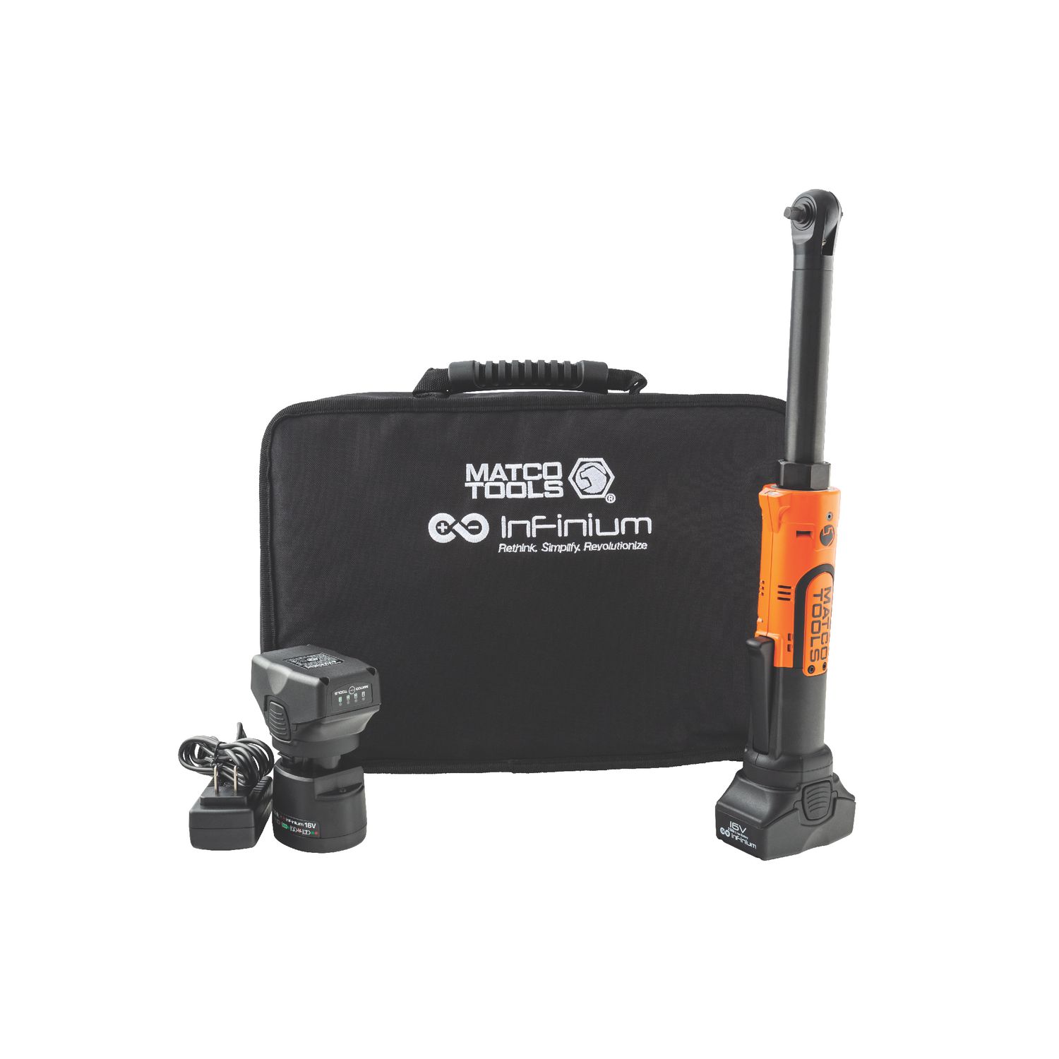 16V CORDLESS INFINIUM™ 1/4 DRIVE EXTENDED RATCHET KIT - ORANGE MCL1614LRBKM | eBaydiy Tools