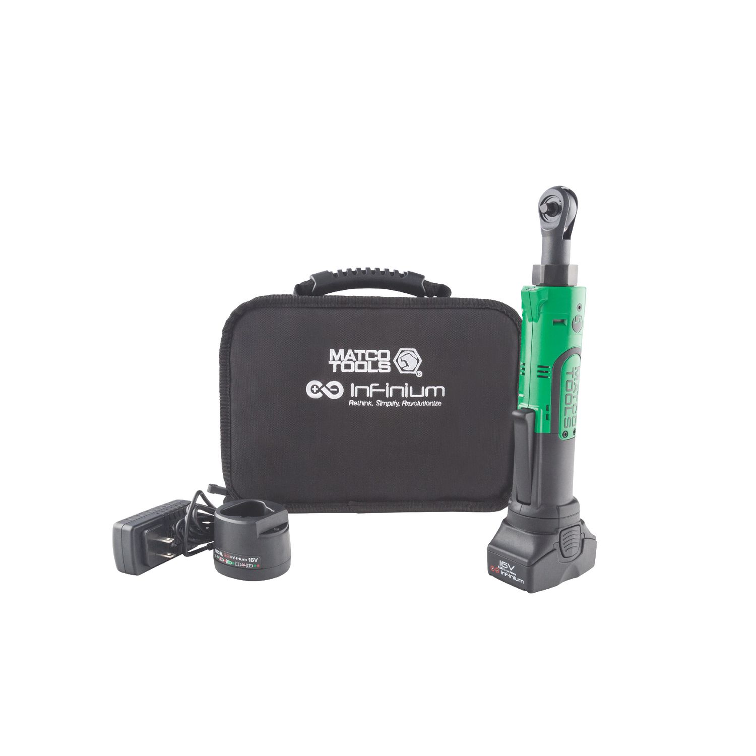 16V CORDLESS INFINIUM™ 1/4 BRIDGED RATCHET KIT - GREEN MCL1614RBHKG | eBaydiy Tools