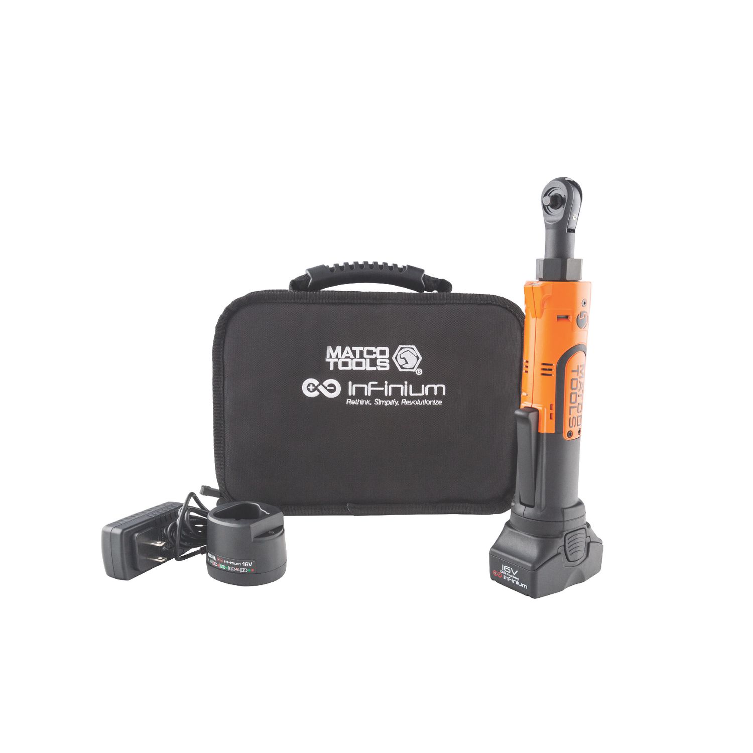 16V CORDLESS INFINIUM™ 1/4 BRIDGED RATCHET KIT - ORANGE MCL1614RBHKM | eBaydiy Tools