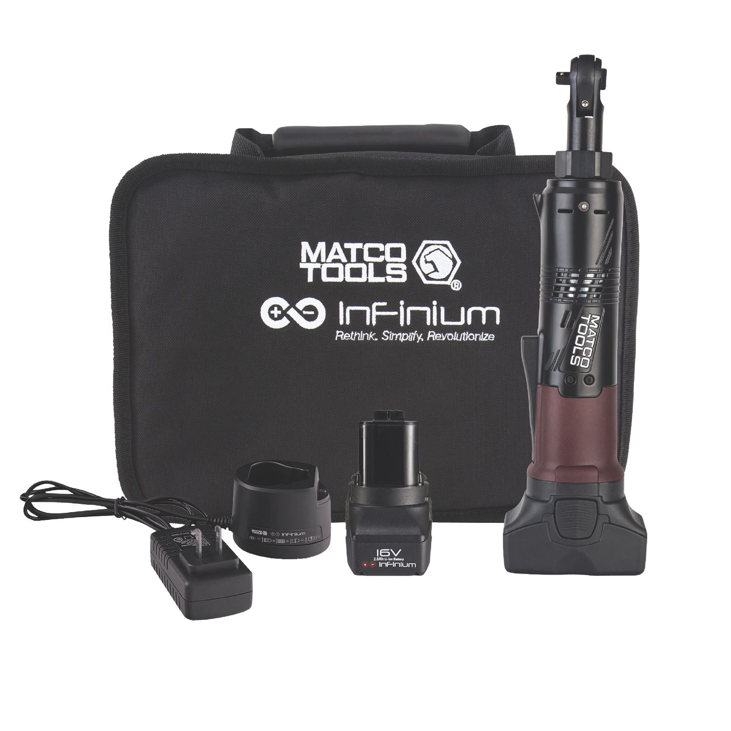 16V CORDLESS INFINIUM™ 1/4 DRIVE RATCHET KIT - BURGUNDY MCL1614RBK2 | eBaydiy Tools