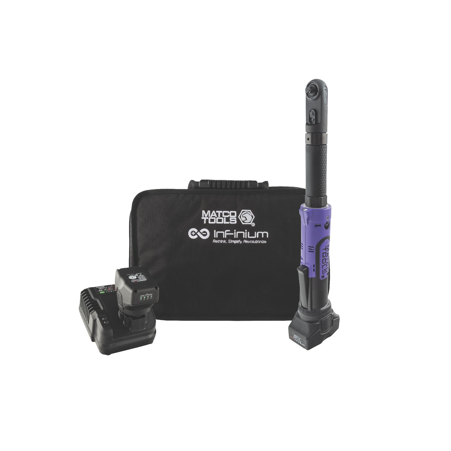 16V CORDLESS INFINIUM™ 1/4 EXTENDED SEALED HEAD RATCHET KIT - PURPLE MCL1614SLRKP | eBaydiy Tools