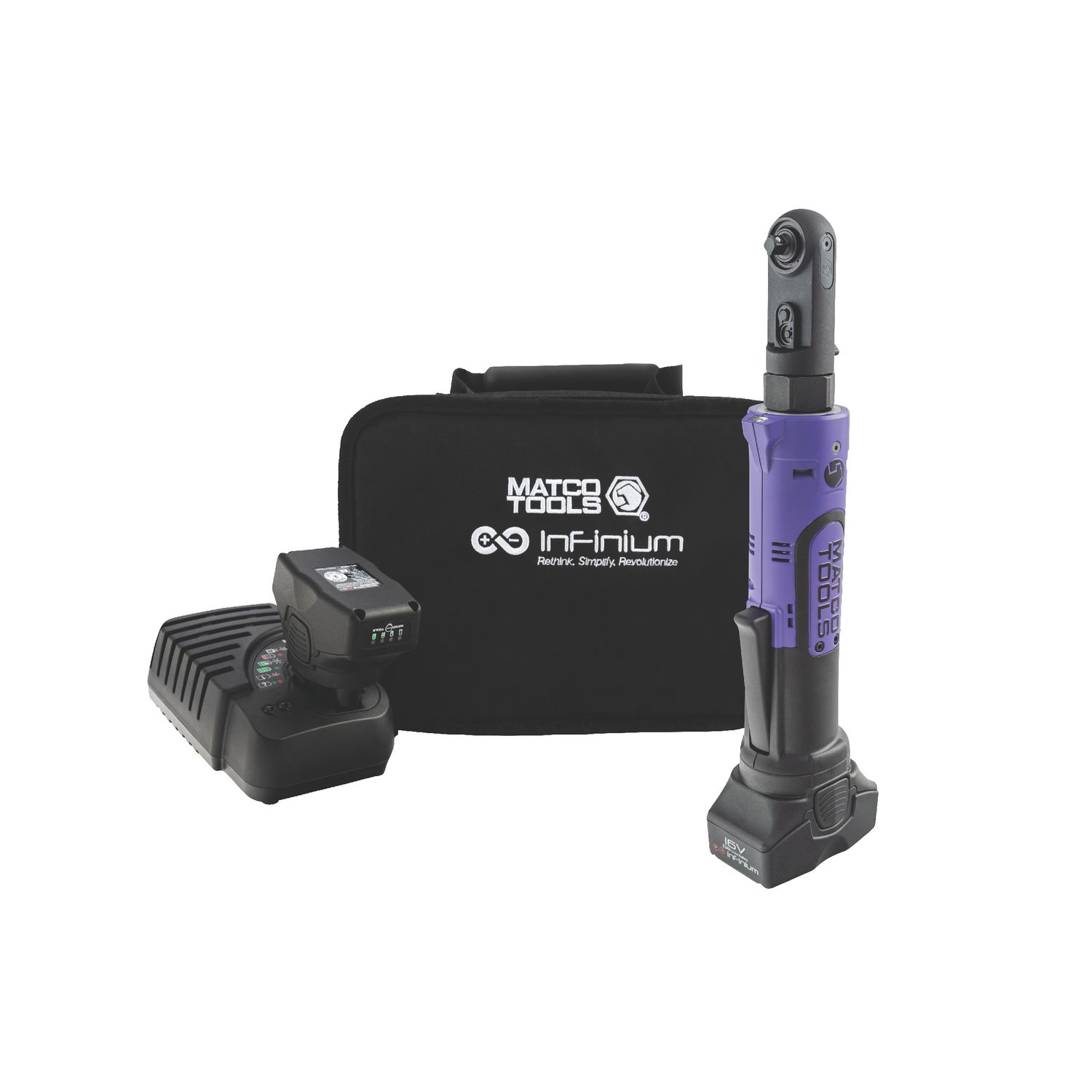 16V CORDLESS INFINIUM™ 1/4 SEALED HEAD RATCHET KIT - PURPLE MCL1614SRBKP | eBaydiy Tools