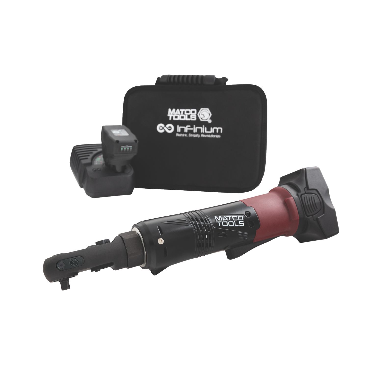 16V CORDLESS INFINIUM™ 1/4 DRIVE SEALED HEAD RATCHET KIT - BURGUNDY MCL1614SRK2 | eBaydiy Tools