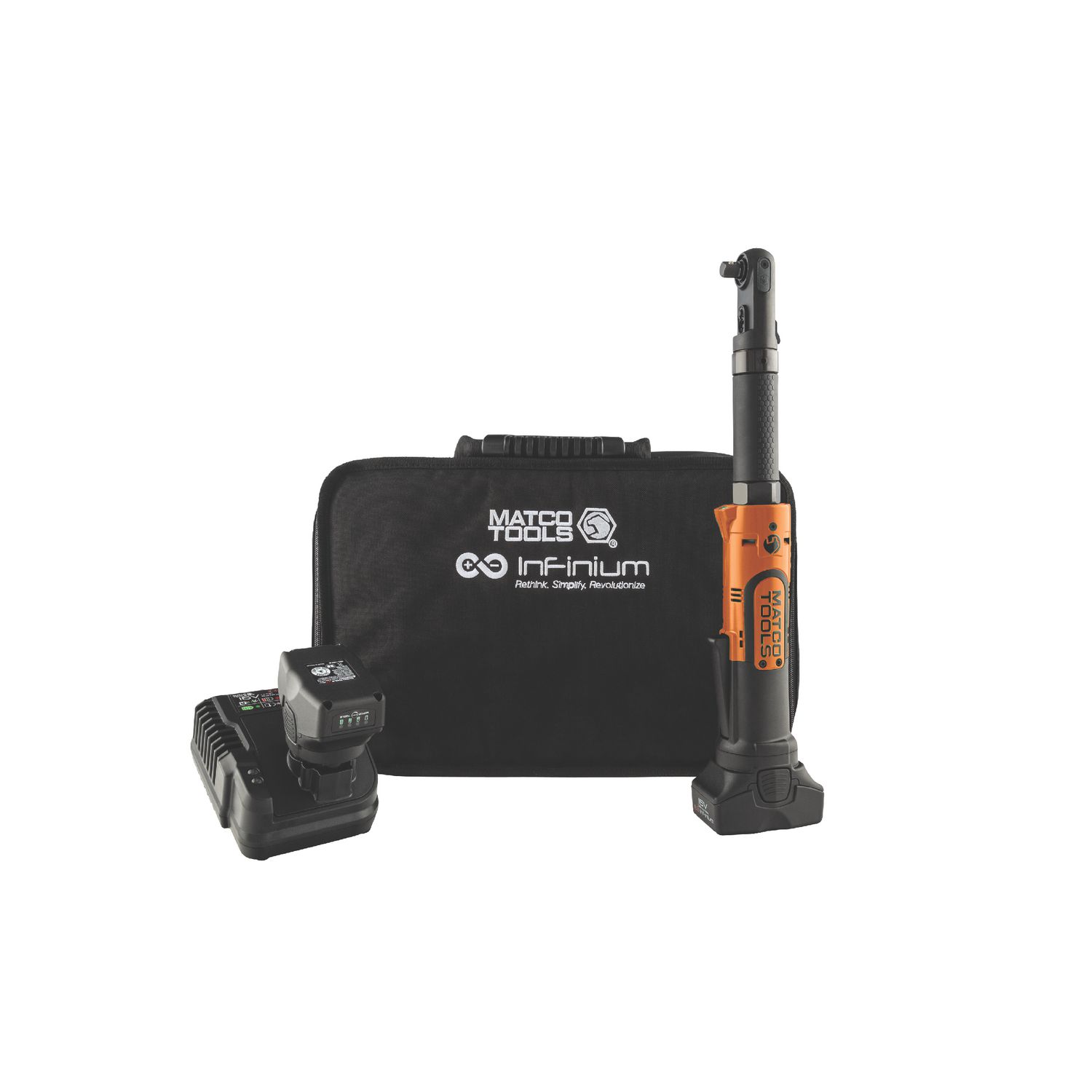 16V CORDLESS INFINIUM™ 3/8 EXTENDED SEALED HEAD RATCHET KIT - ORANGE MCL1638SLRKM | eBaydiy Tools