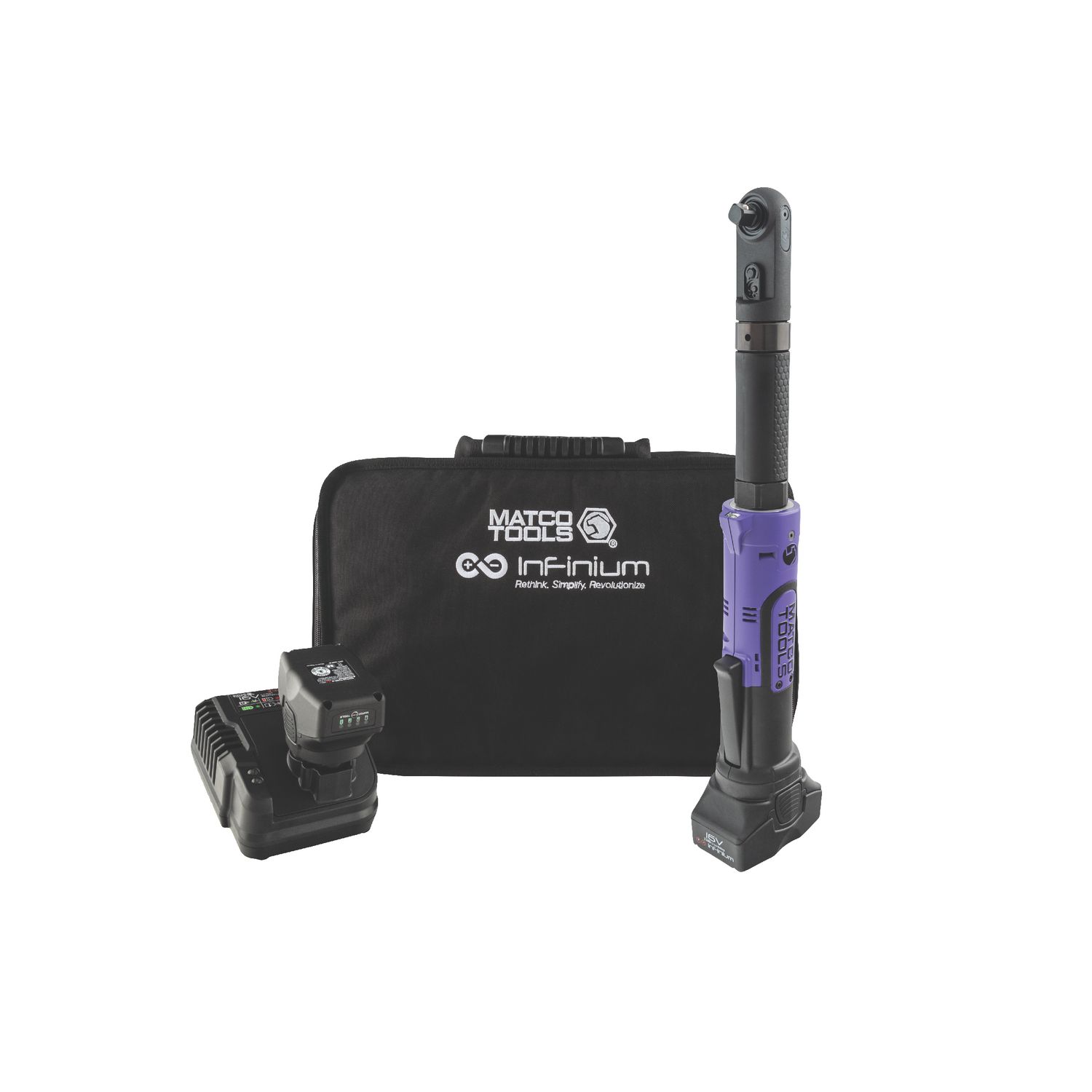 16V CORDLESS INFINIUM™ 3/8 EXTENDED SEALED HEAD RATCHET KIT - PURPLE MCL1638SLRKP | eBaydiy Tools
