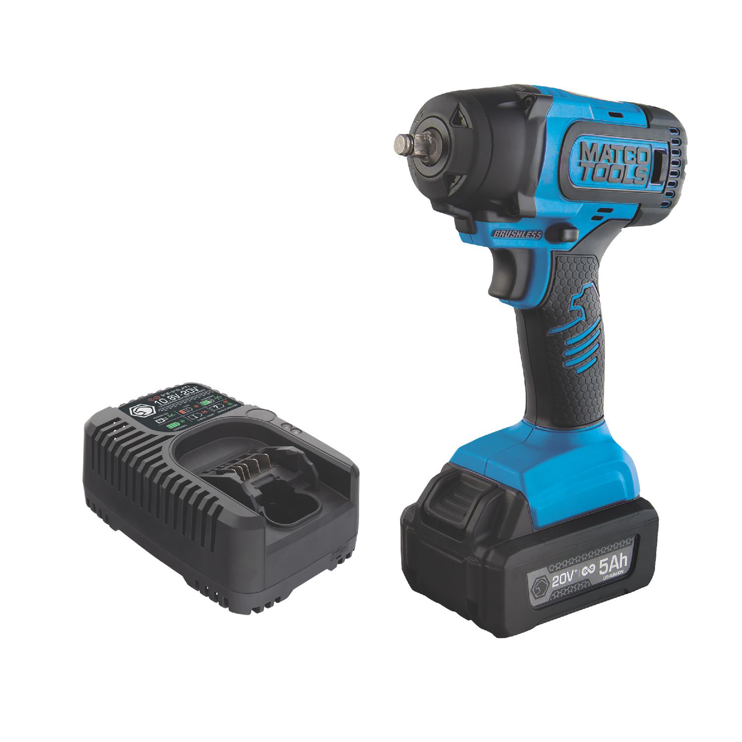 20V+ CORDLESS INFINIUM™ 3/8 DRIVE BRUSHLESS IMPACT WRENCH KIT-BLUE MCL2038HIKB | eBaydiy Tools