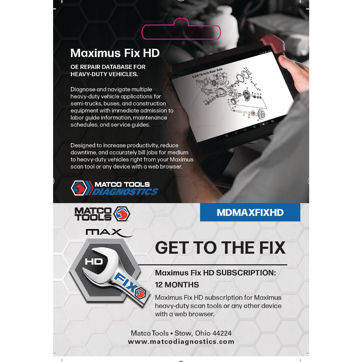 MAXIMUS FIX HEAVY-DUTY SOFTWARE MDMAXFIXHD | eBaydiy Tools