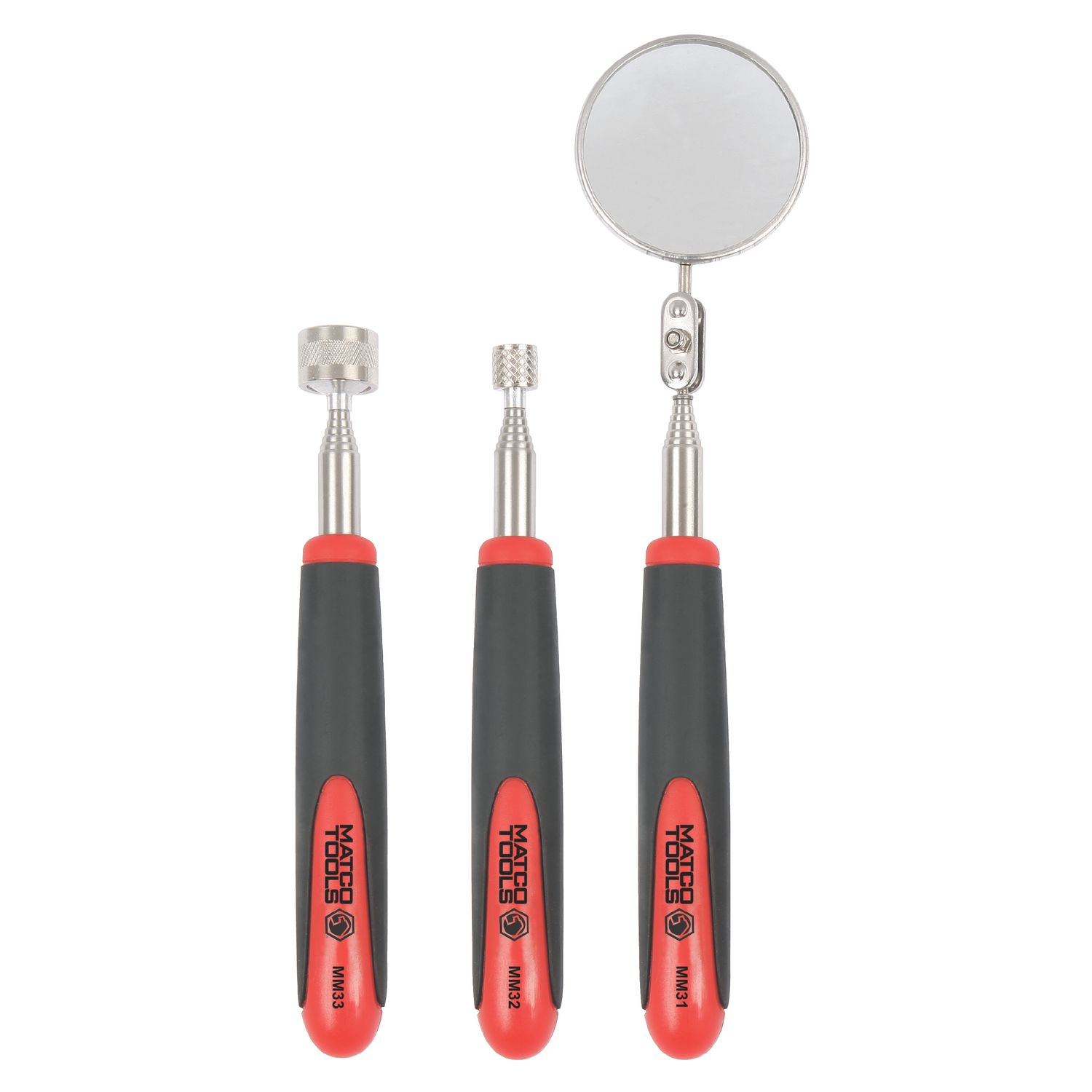 3 PIECE TELESCOPING MAGNETIC PICK-UP TOOLS / MIRROR KIT MM3K | eBaydiy Tools