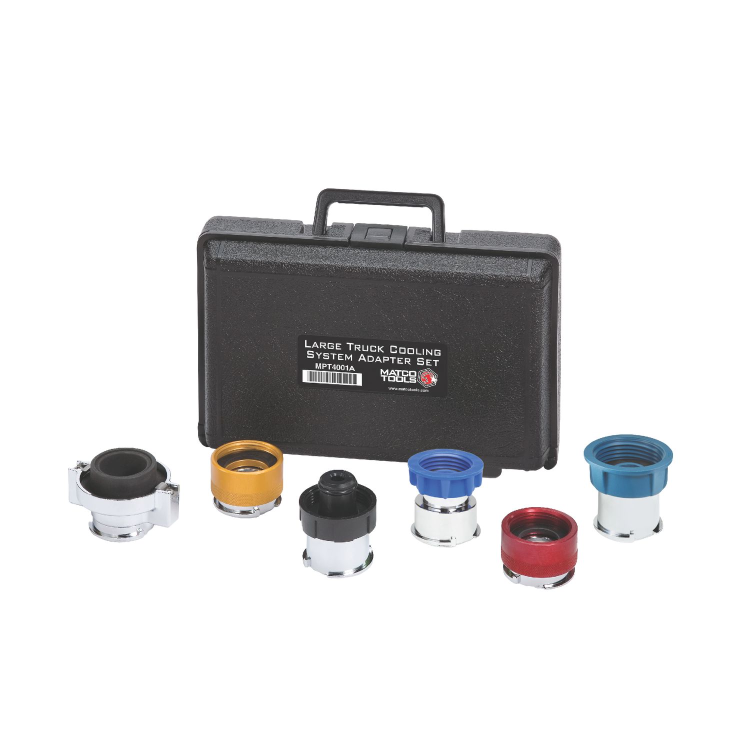 COOLING SYSTEM ADAPTER SET FOR LARGE TRUCKS, 6 PIECE MPT4001A | eBaydiy Tools
