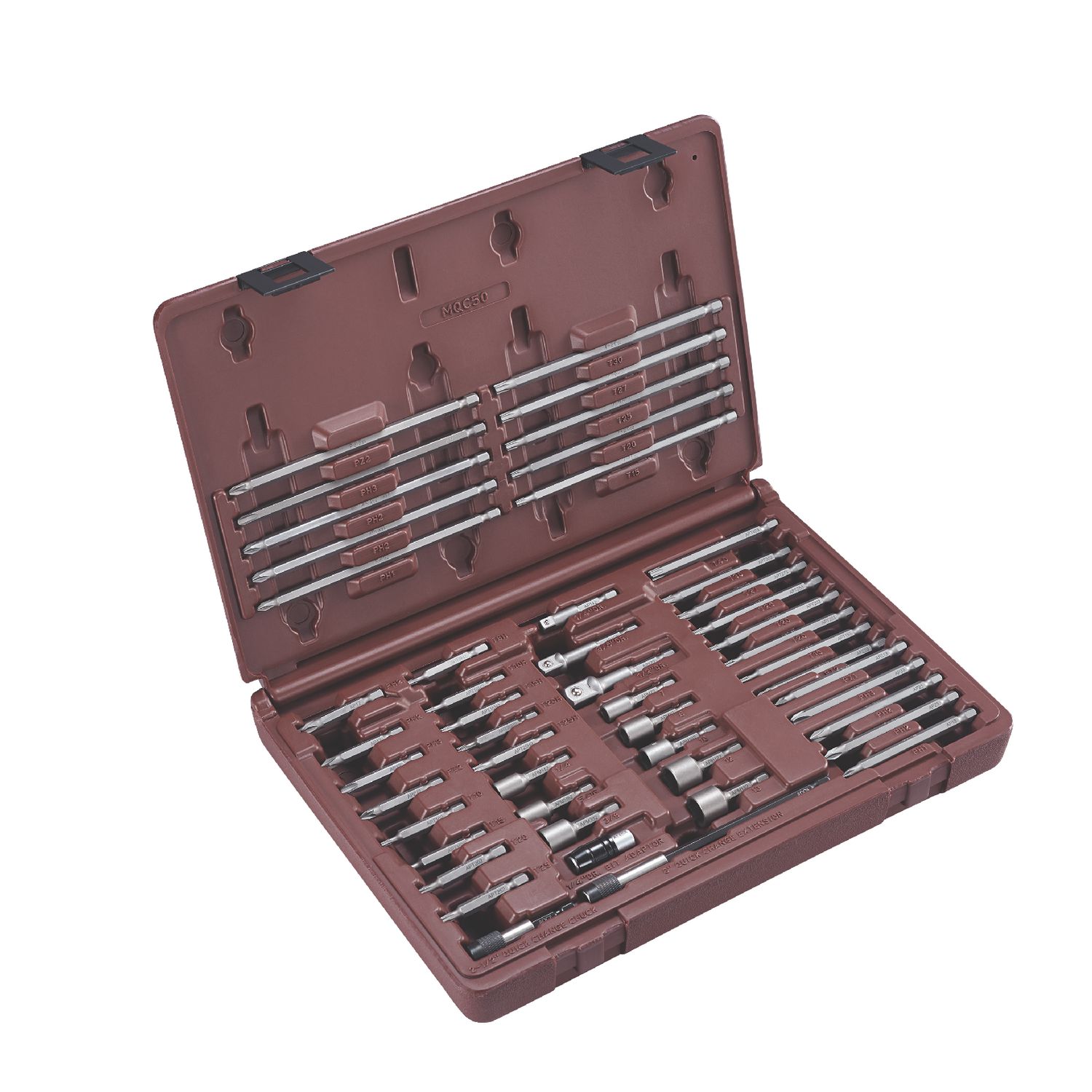 50 PIECE QUICK CHANGE BIT SET MQC50 | eBaydiy Tools
