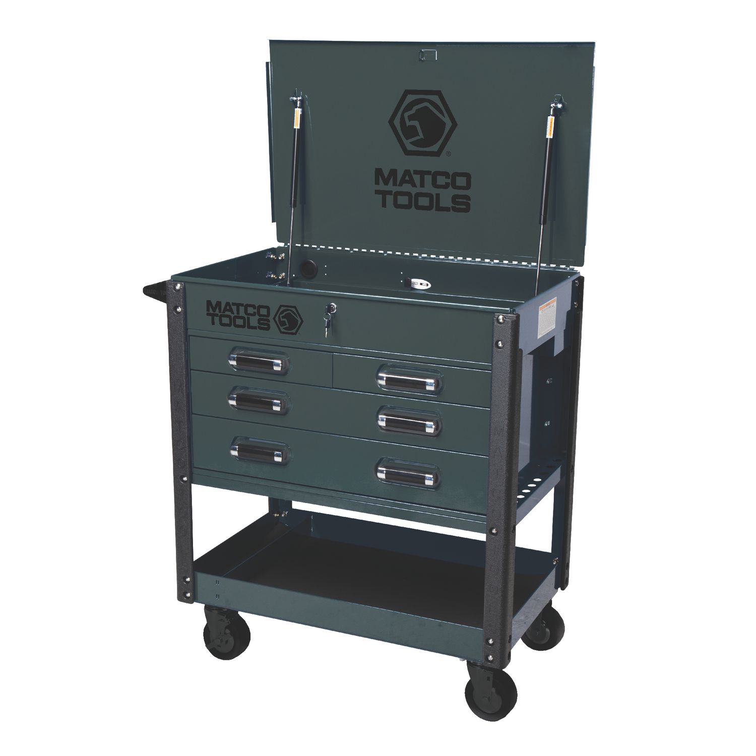 MSC4 FOUR DRAWER CART (GRAY/BLACK) MSC4GRYQP | eBaydiy Tools