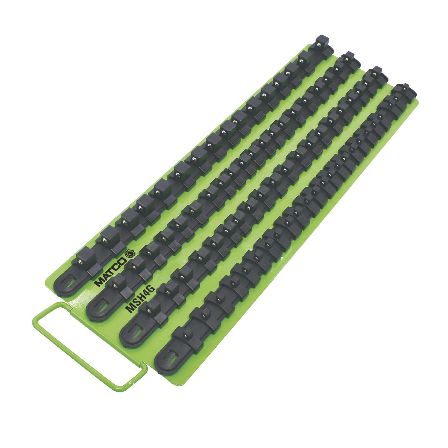 MAGNETIC SOCKET RAIL TRAY FOR 80 SOCKETS - GREEN MSH4G | eBaydiy Tools