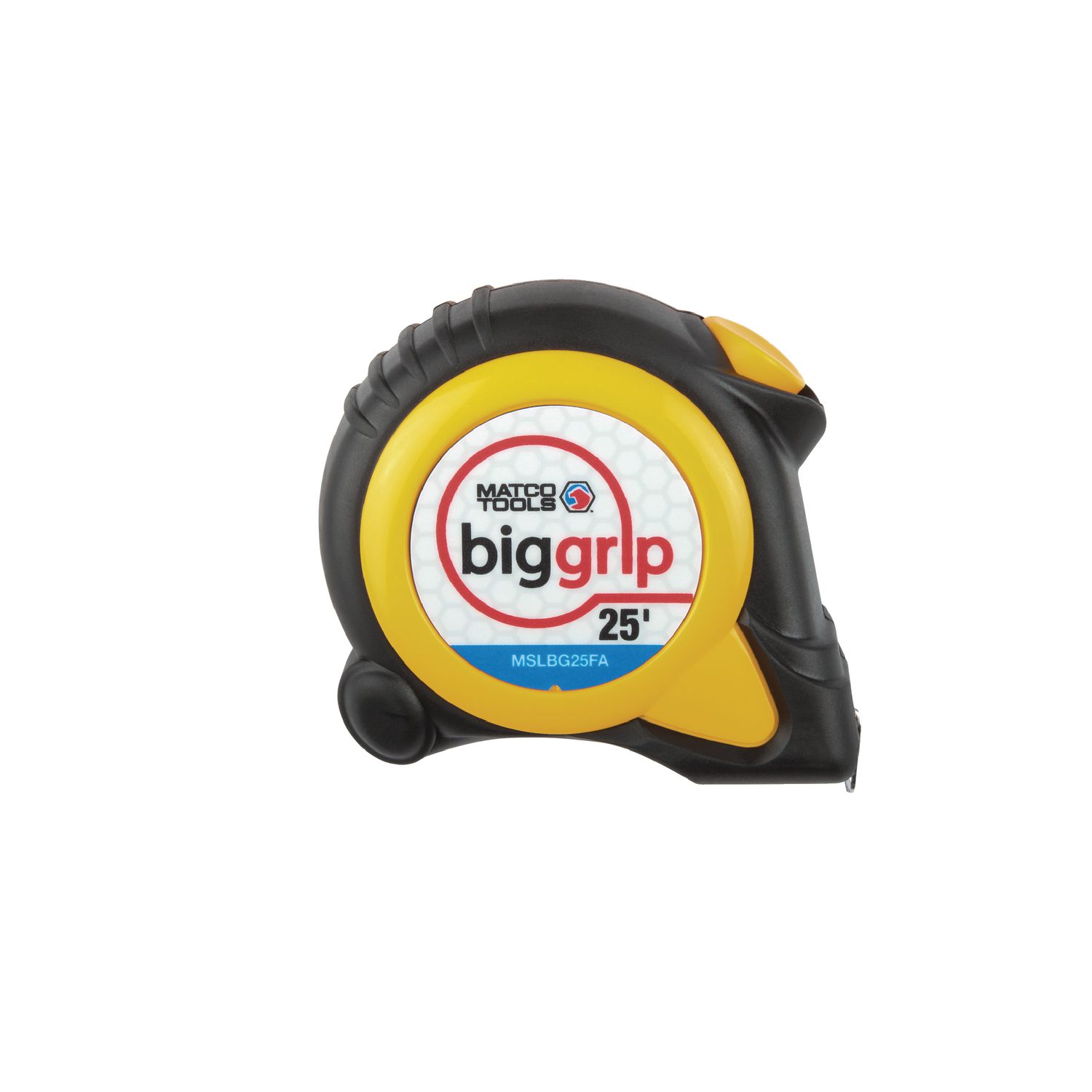 TAPE MEASURE STANDARD FEET/INCHES WITH FRACTIONAL SPEED MARKS MSLBG25FA | eBaydiy Tools