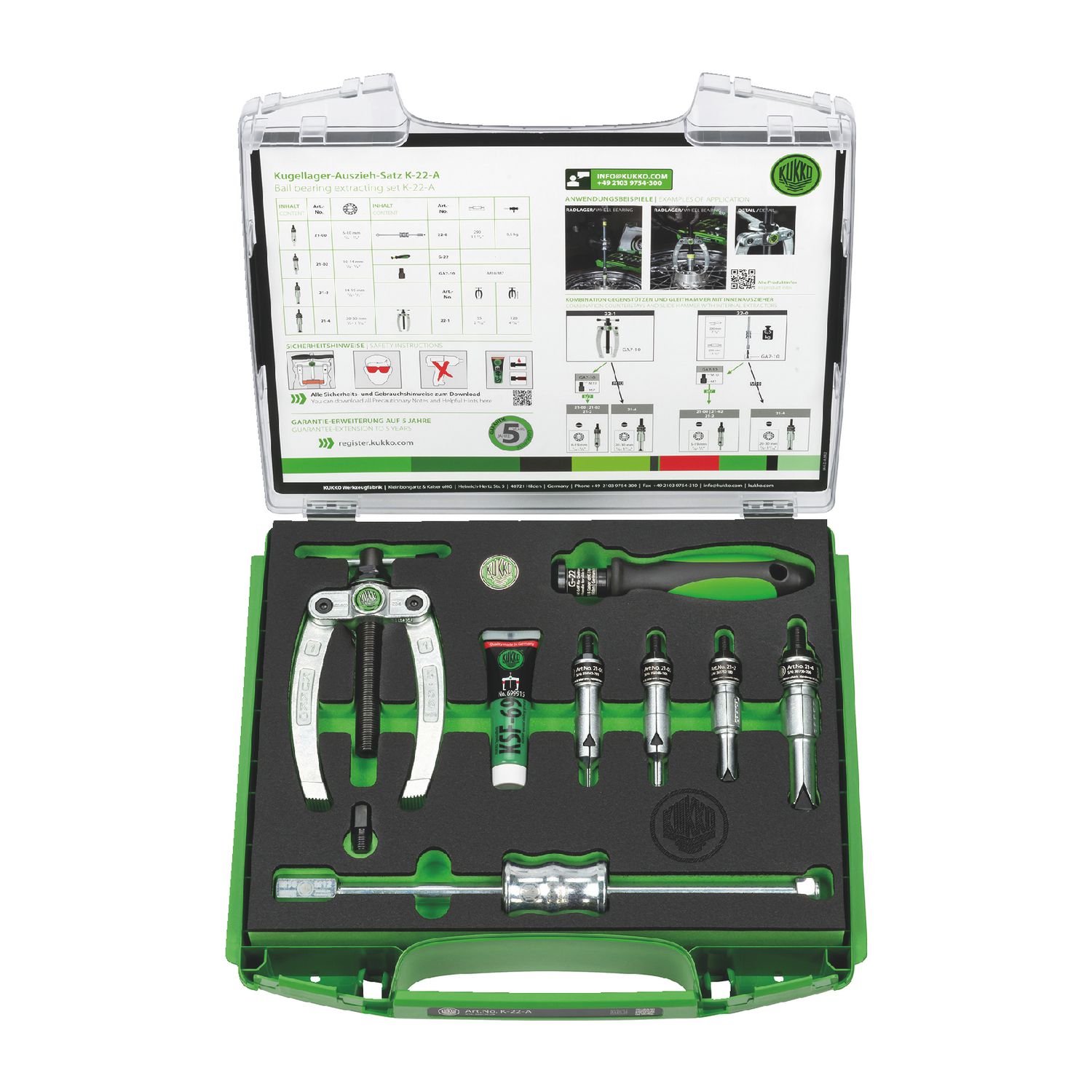 INTERNAL BLIND HOLE EXTRACTOR SET WITH COUNTERSTAY AND SLIDE HAMMER 1/4 - 1 3/16 (6-30MM) MST22A | eBaydiy Tools