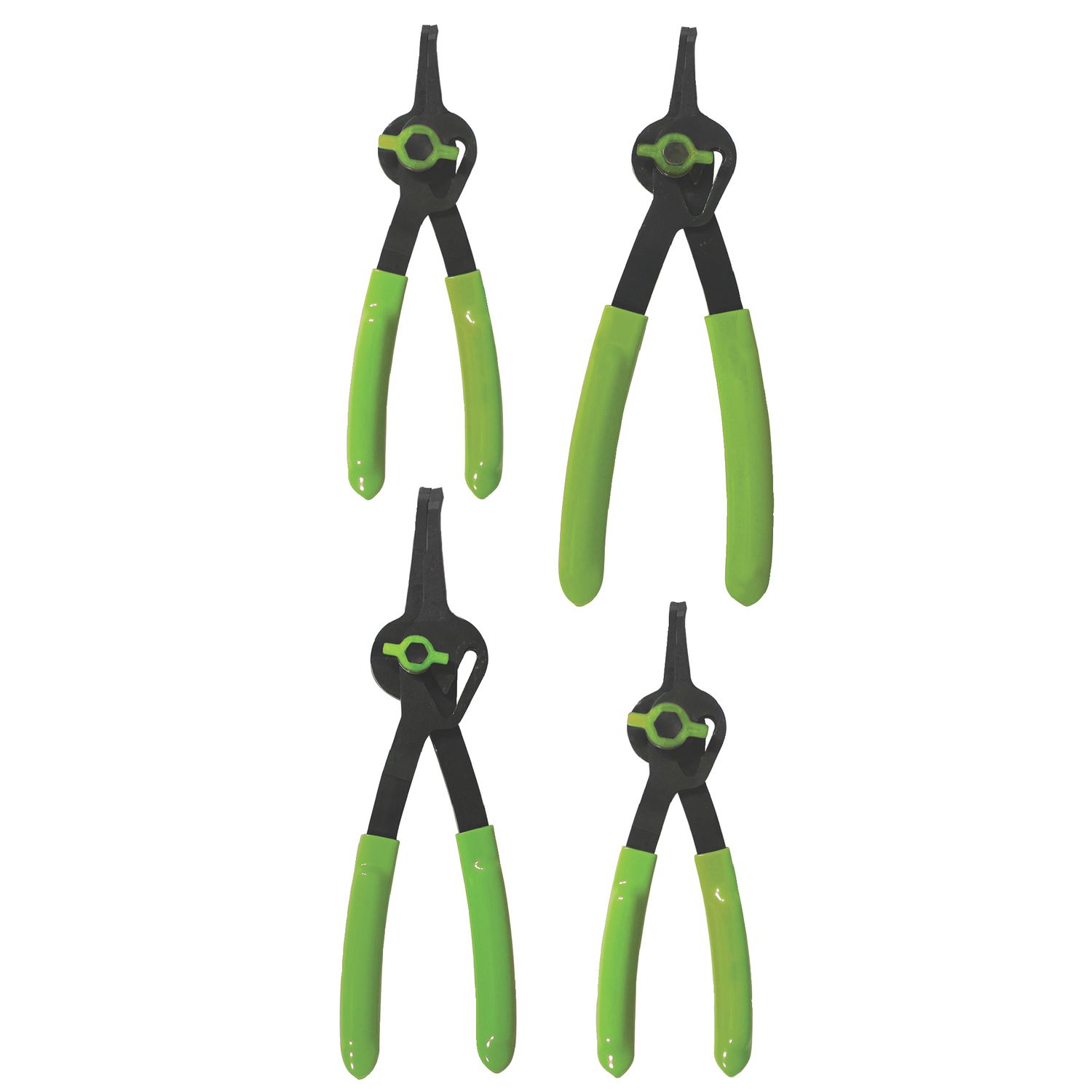 4 PIECE CONVERTIBLE FIXED TIP SNAP RING PLIERS SET - 45° MST44525F | eBaydiy Tools