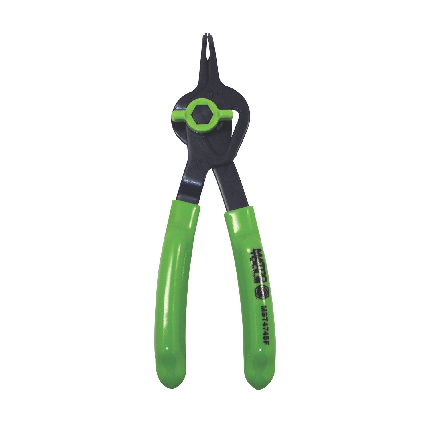 .047 CONVERTIBLE FIXED TIP FLUORESCENT SNAP RING PLIERS - 45° MST4745F | eBaydiy Tools