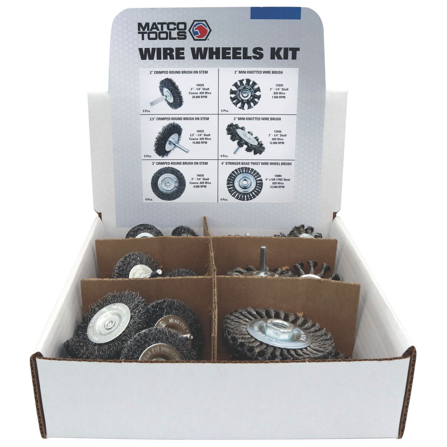 WIRE WHEEL ASSORTMENT MT14195 | eBaydiy Tools