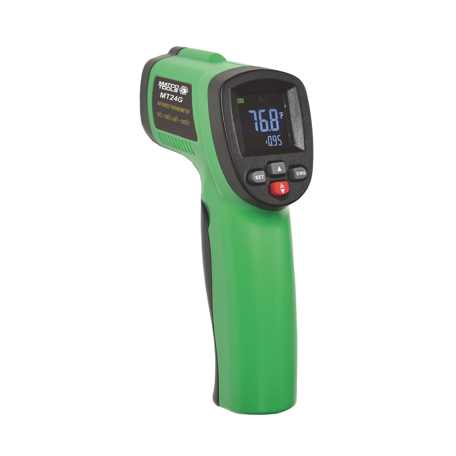 INFRARED THERMOMETER WITH CIRCULAR LASER MT24G | eBaydiy Tools