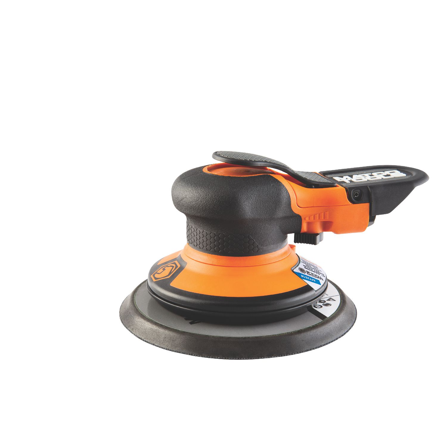 3/16 RANDOM ORBITAL PNEUMATIC LOW NOISE 6 PALM SANDER - ORANGE MT2516O | eBaydiy Tools - Image 4