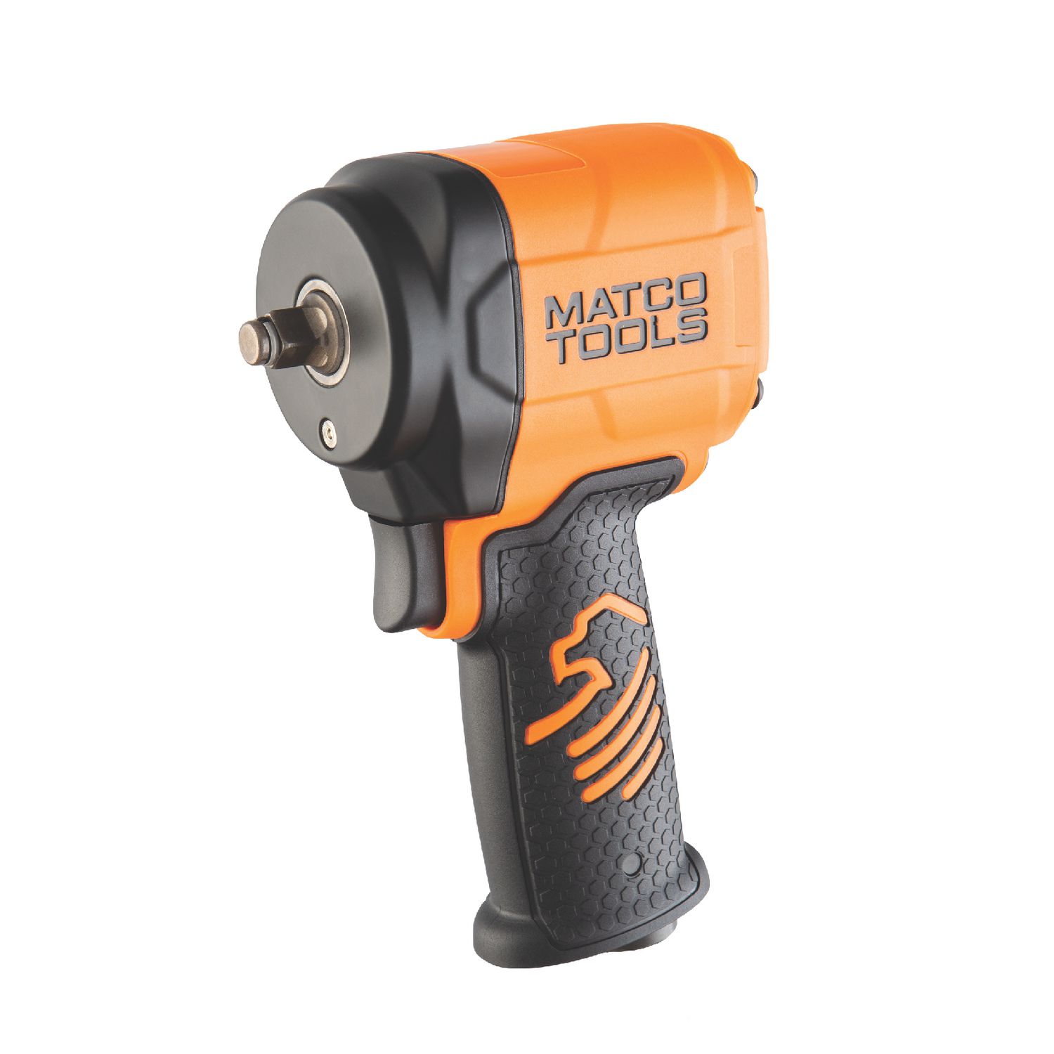 3/8 DRIVE STUBBY PUSH BUTTON PNEUMATIC IMPACT WRENCH - ORANGE MT2748M | eBaydiy Tools