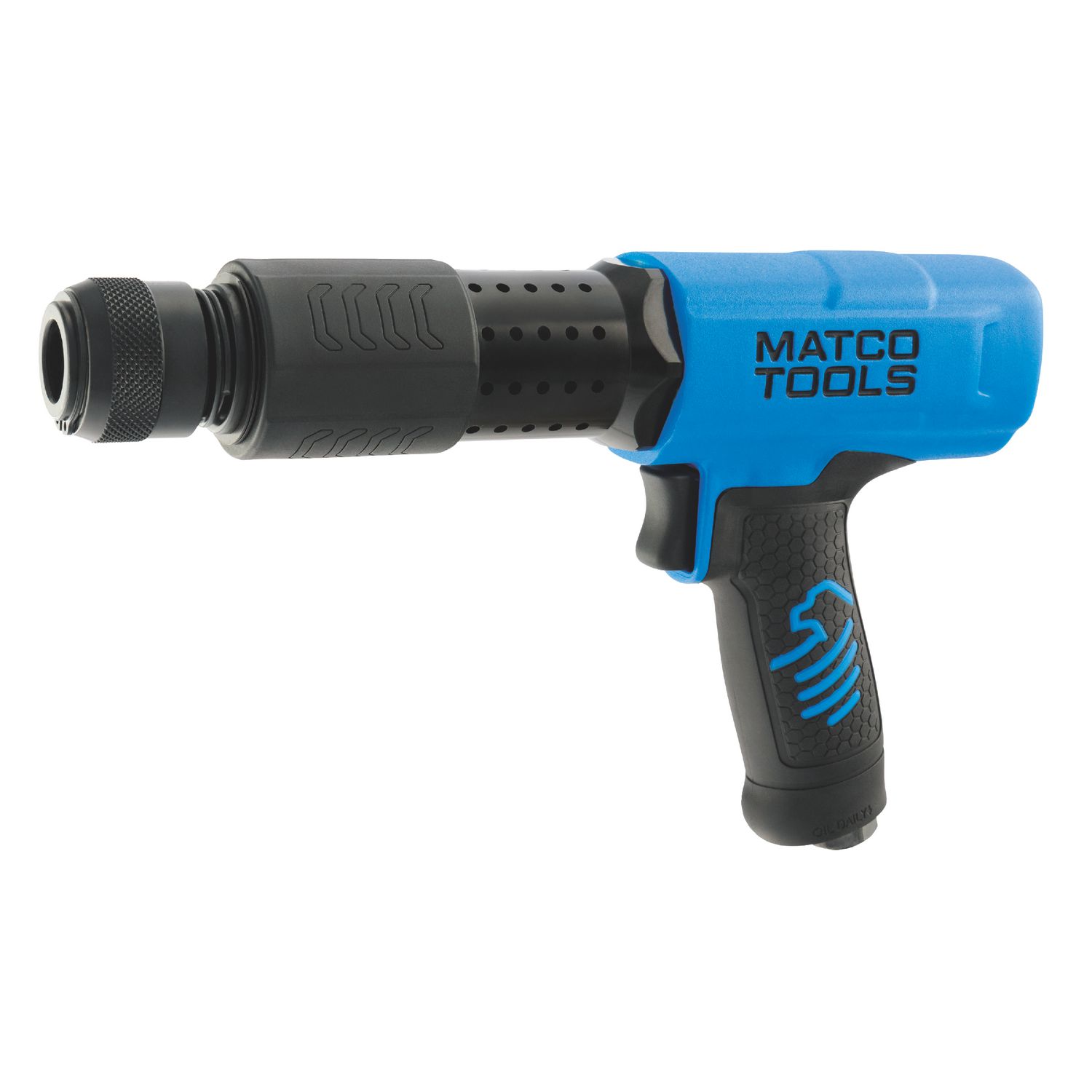 LONG BARREL PNEUMATIC AIR HAMMER - BLUE MT2916B | eBaydiy Tools