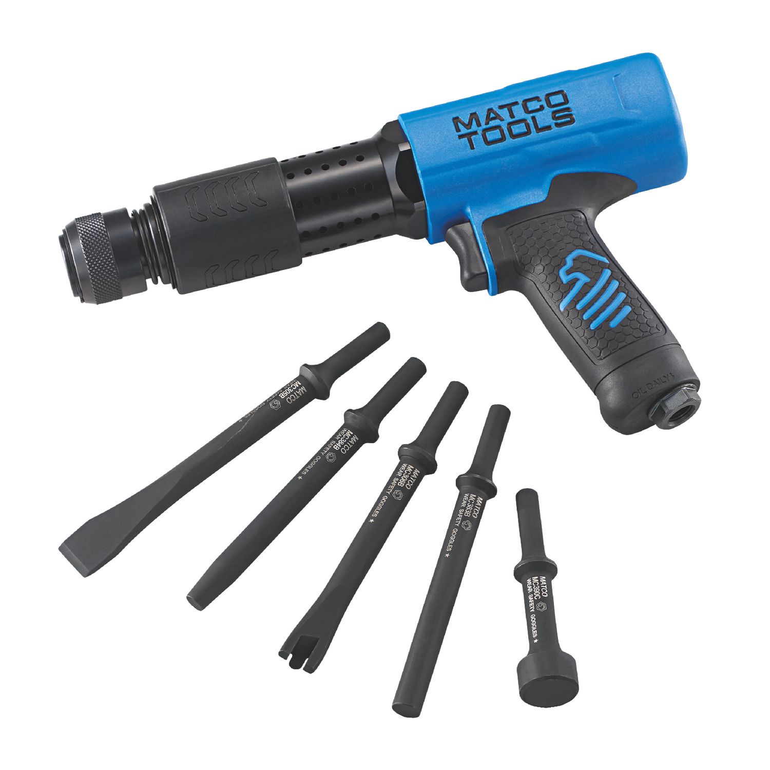 LONG BARREL AIR HAMMER - BLUE MT2916KB | eBaydiy Tools
