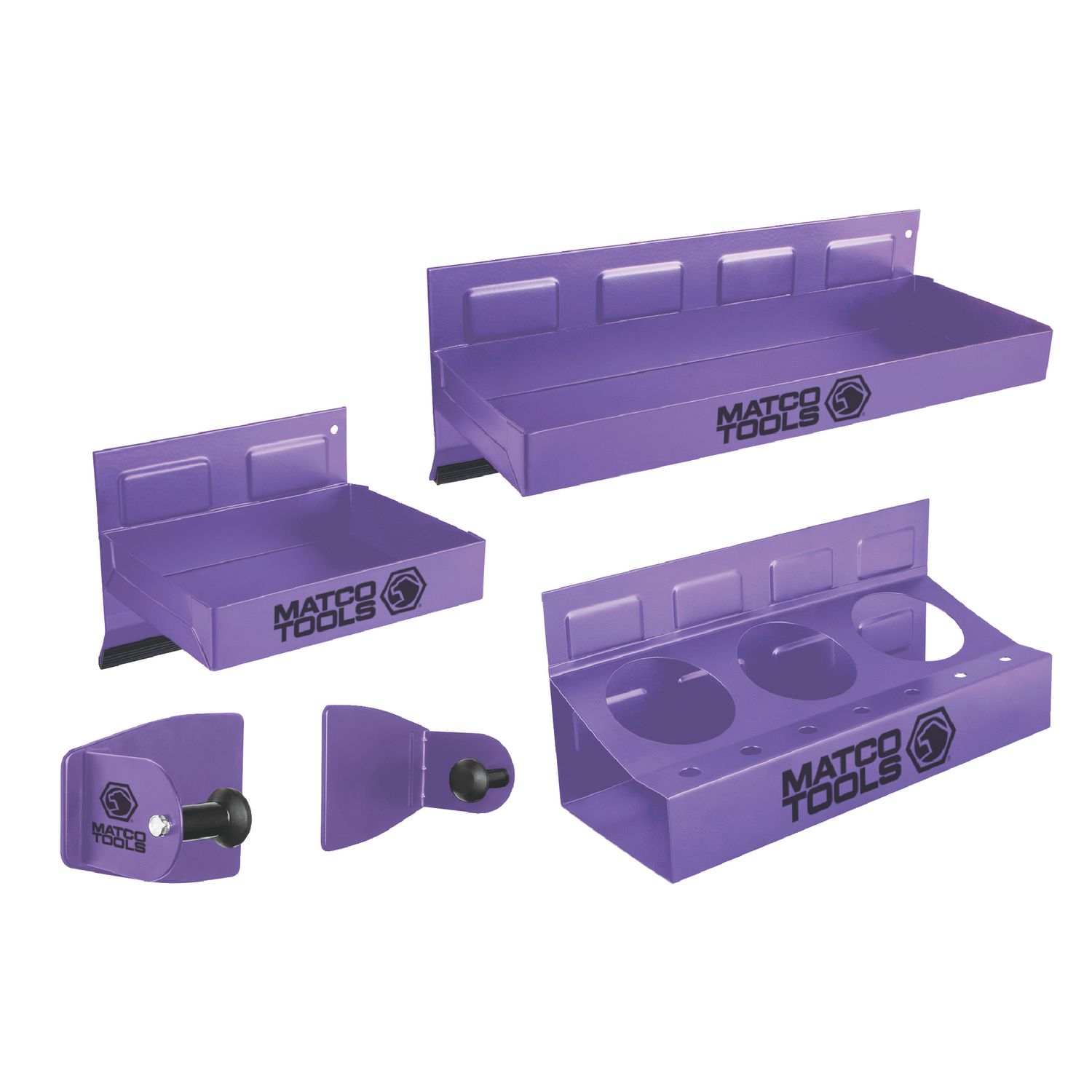 4 PIECE MAGNETIC ORGANIZATION HOLDER SET - PURPLE MTBOSP | eBaydiy Tools