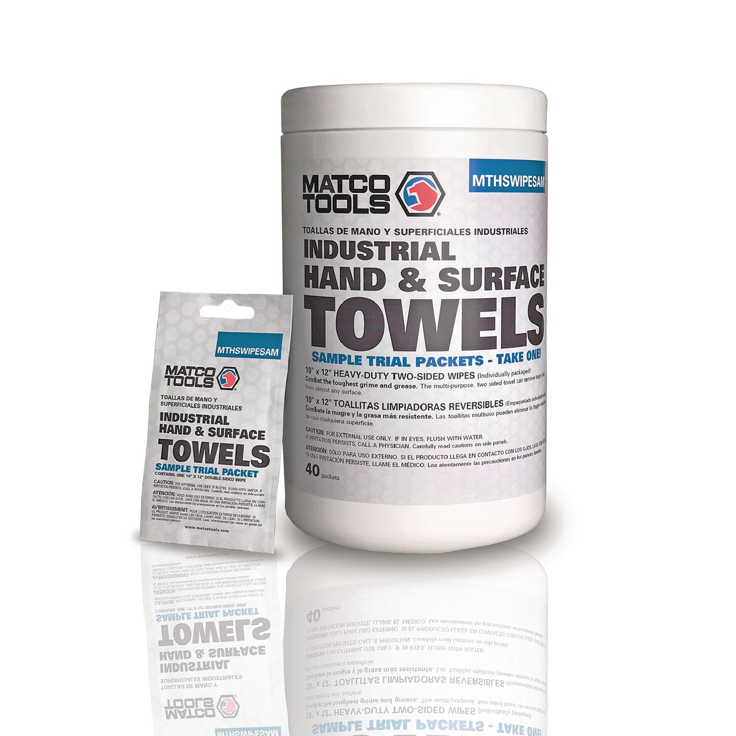 MATCO HAND AND SURFACE TOWEL SAMPLE PACKS MTHSWIPESAM | eBaydiy Tools