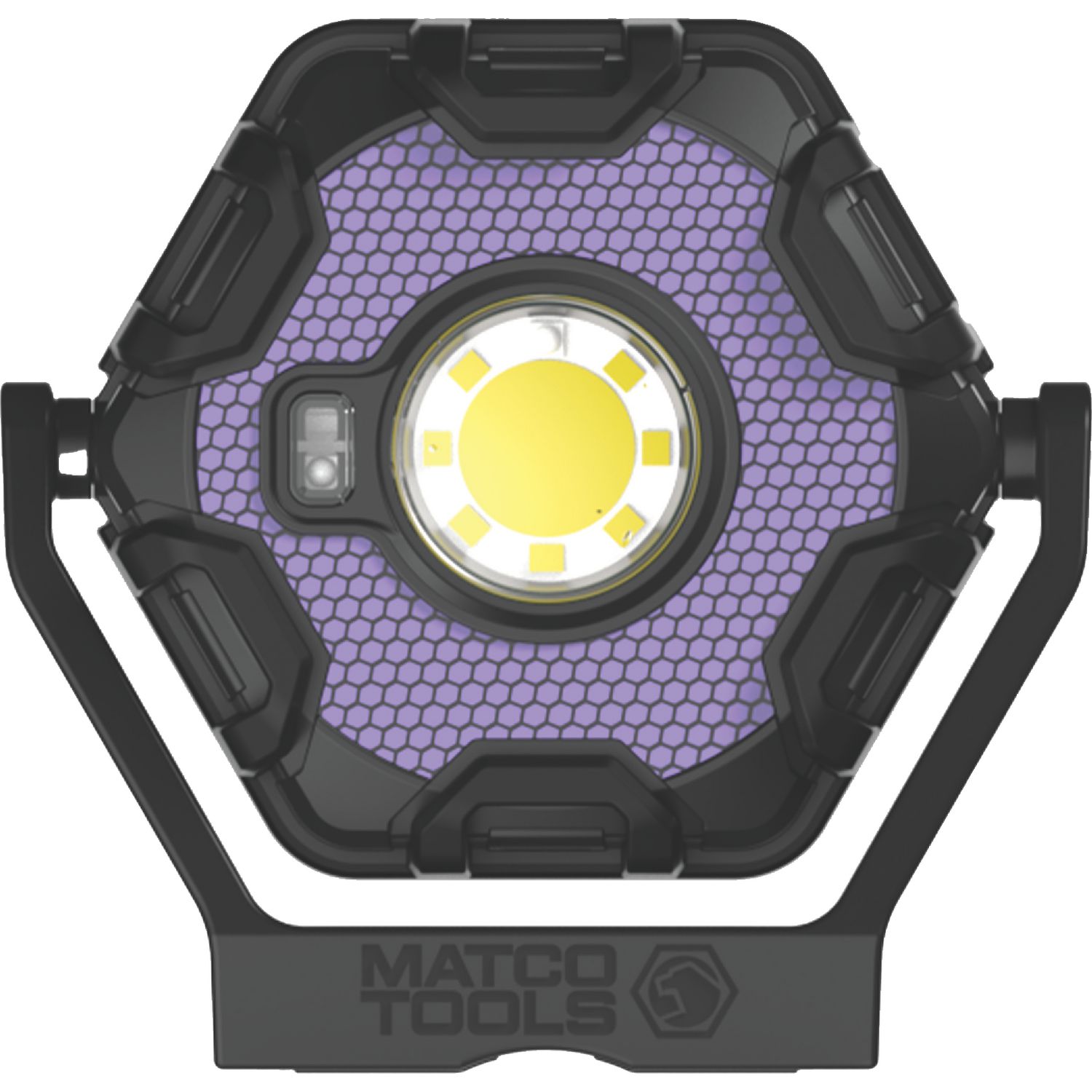 1,000 LUMEN MINI HANDHELD RECHARGEABLE FLOODLIGHT WITH HUMAN BODY SENSOR - PURPLE MWLMFLP3 | eBaydiy Tools