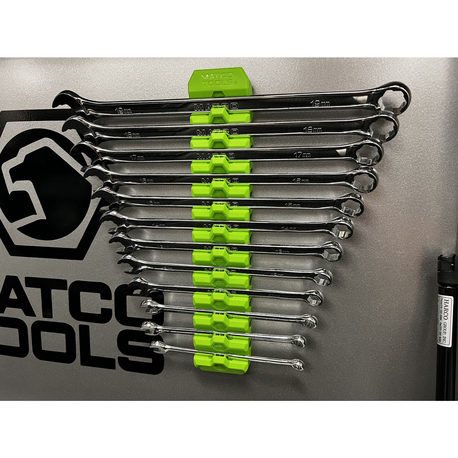 12 SLOT MAGNETIC WRENCH RACK - GREEN MWR12G | eBaydiy Tools - Image 5