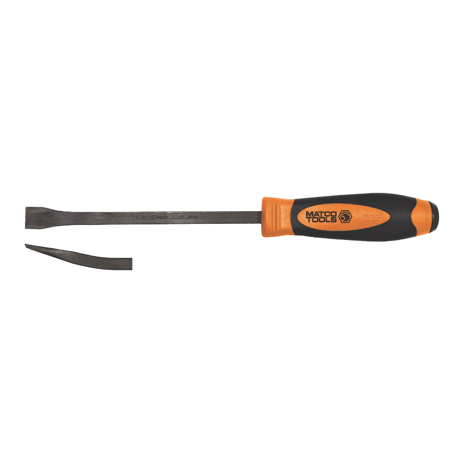 12 CURVED PRY BAR - ORANGE PBO12C | eBaydiy Tools